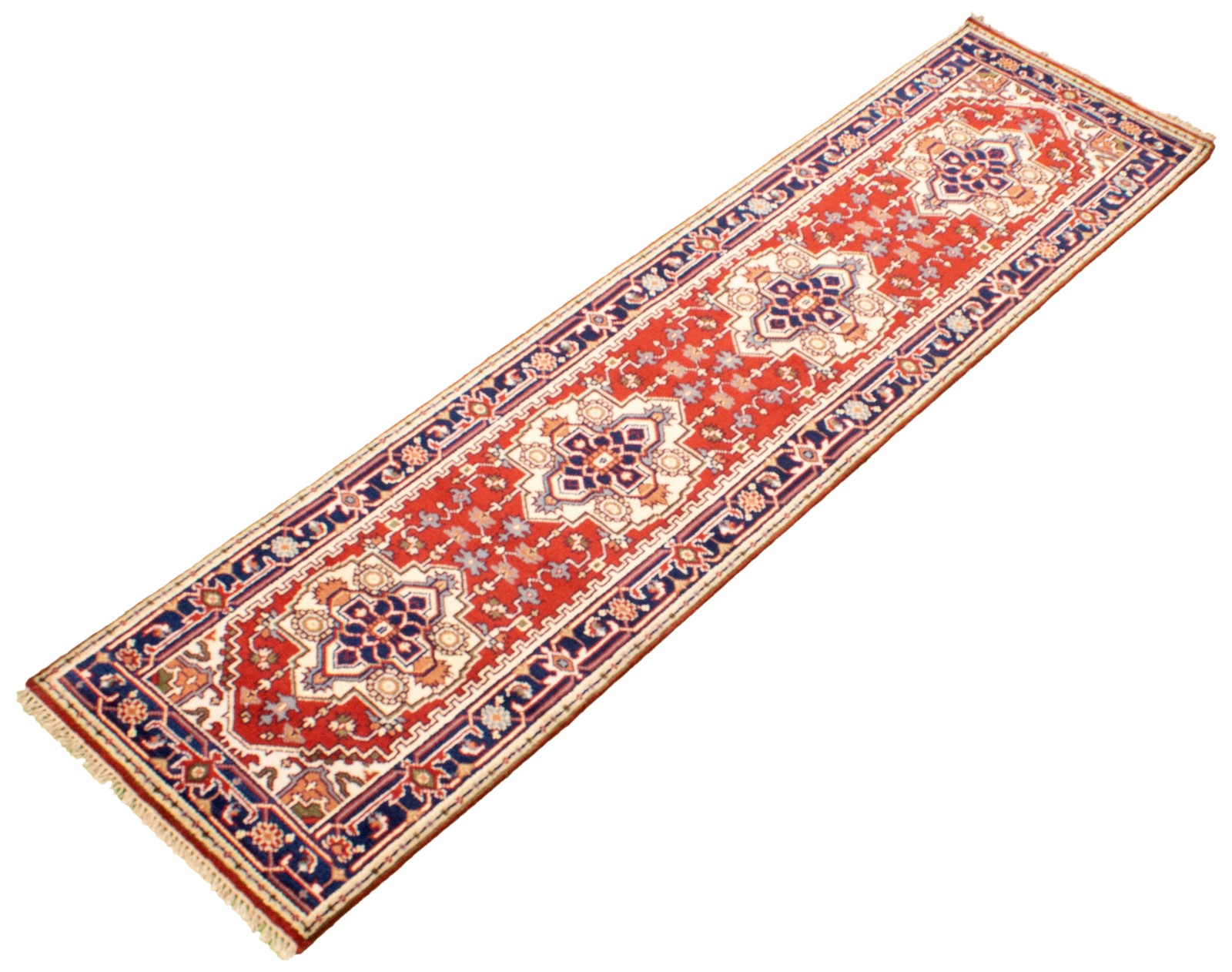 2’7″ x 10’0″ Vintage Hand-knotted Runner Rug Traditional Oriental Wool Carpet