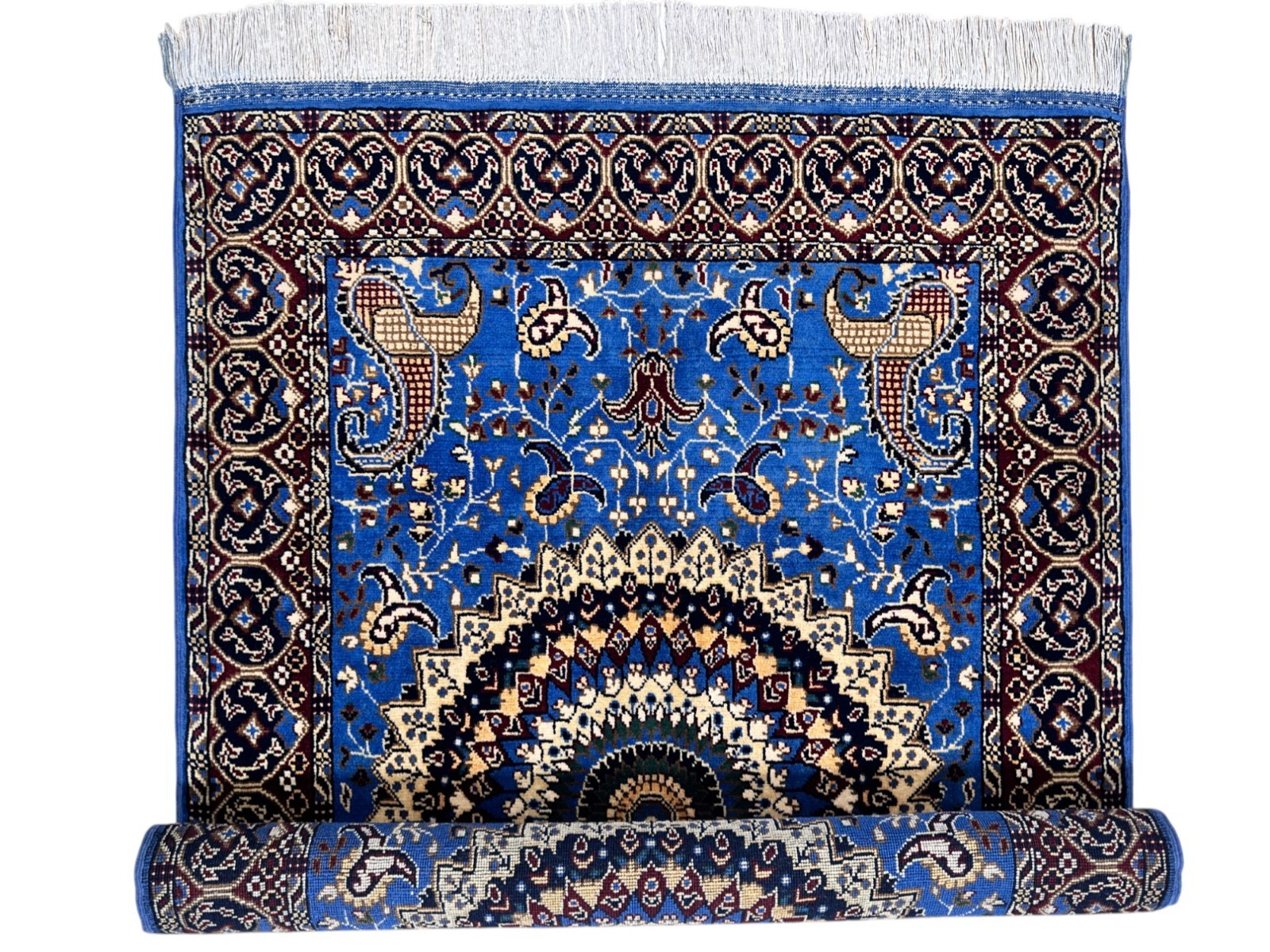 Hand-Knotted Parak Rug – Sky Blue, 40” x 60” | Afghan Wool Rug