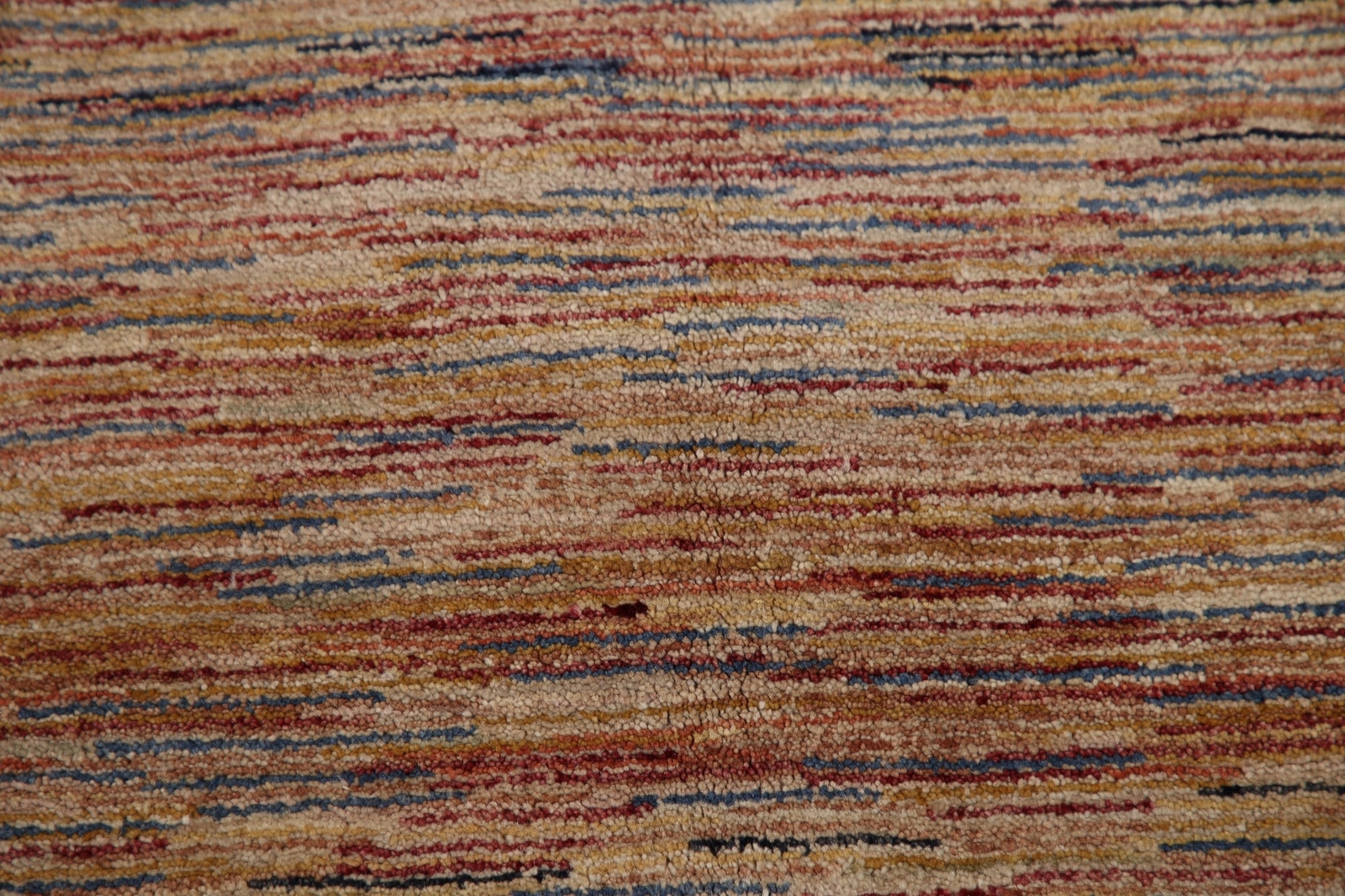 Striped Modern Gabbeh Oriental Area Rug Hand-Knotted Wool Home Decor Carpet 3×4