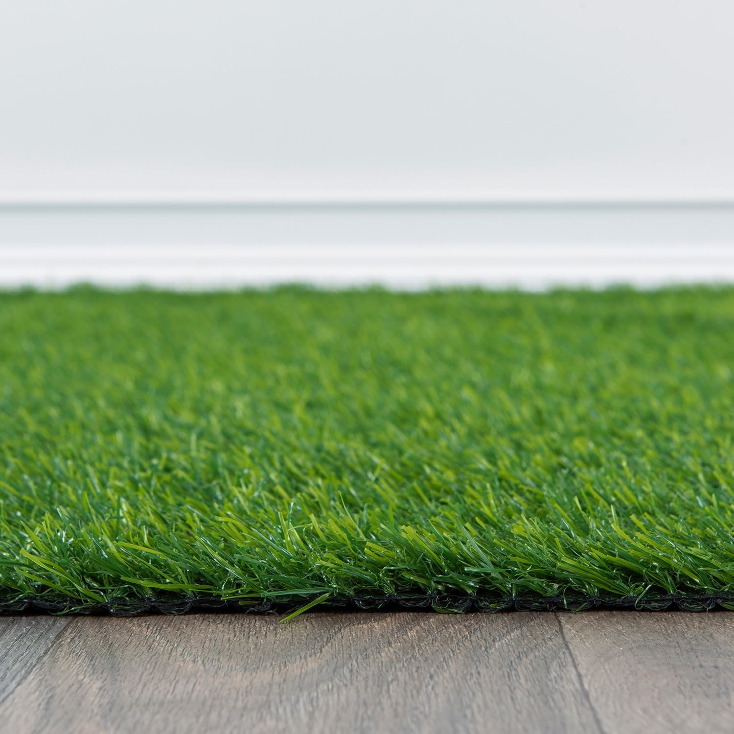 Rugshop Artificial Solid Grass for Backyard, Garden, Patio, Balcony, Garage D…