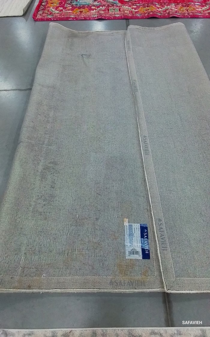 LTBLUE / IVORY 8′-0″ x 10′-0″ Back Stain Rug, Reduced Price 1172806698 MET615K-8
