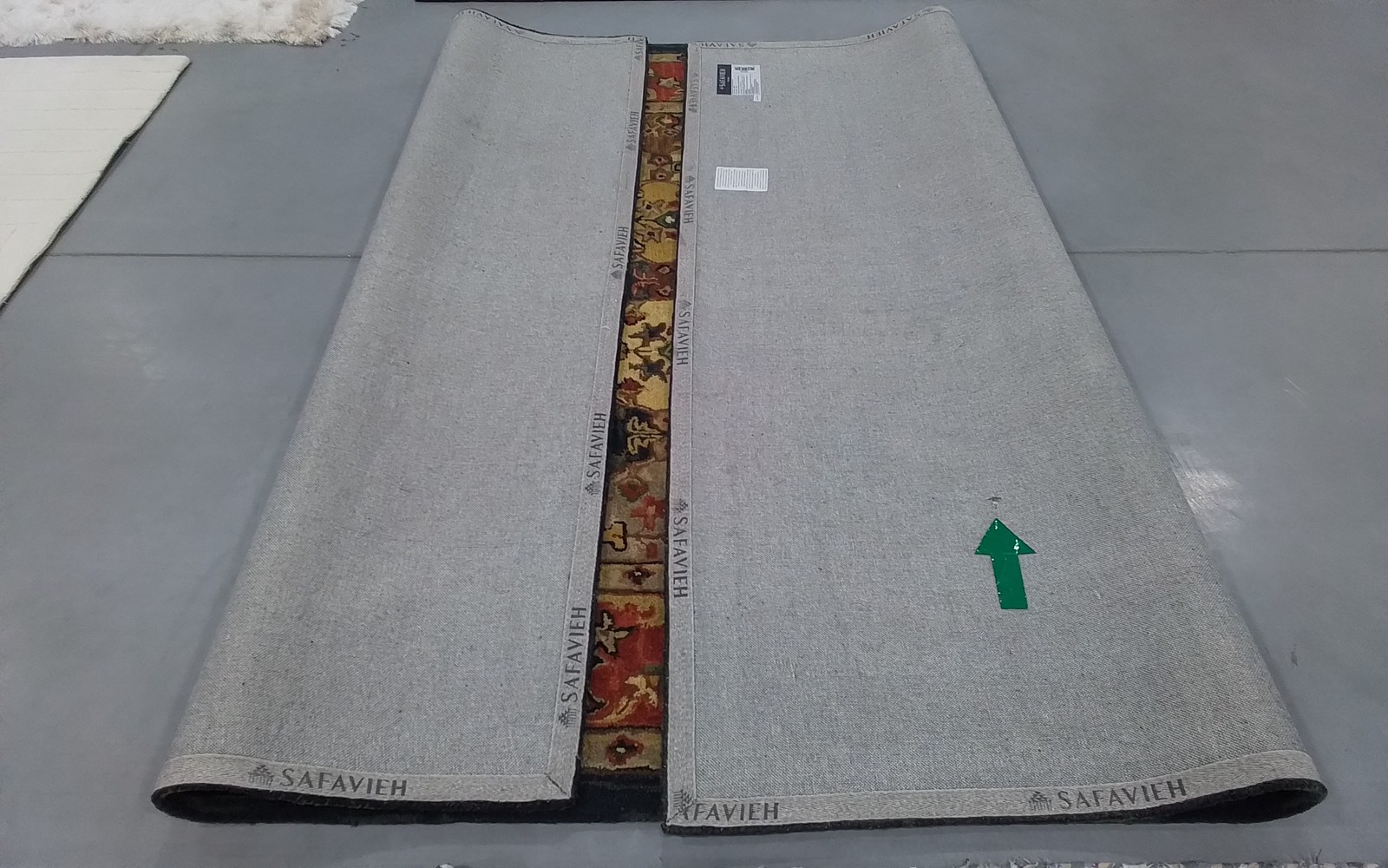 BEIGE / BURGUNDY 8′-0″ x 10′-0″ Hole in Rug, Reduced Price 3172810608 HG911B-8