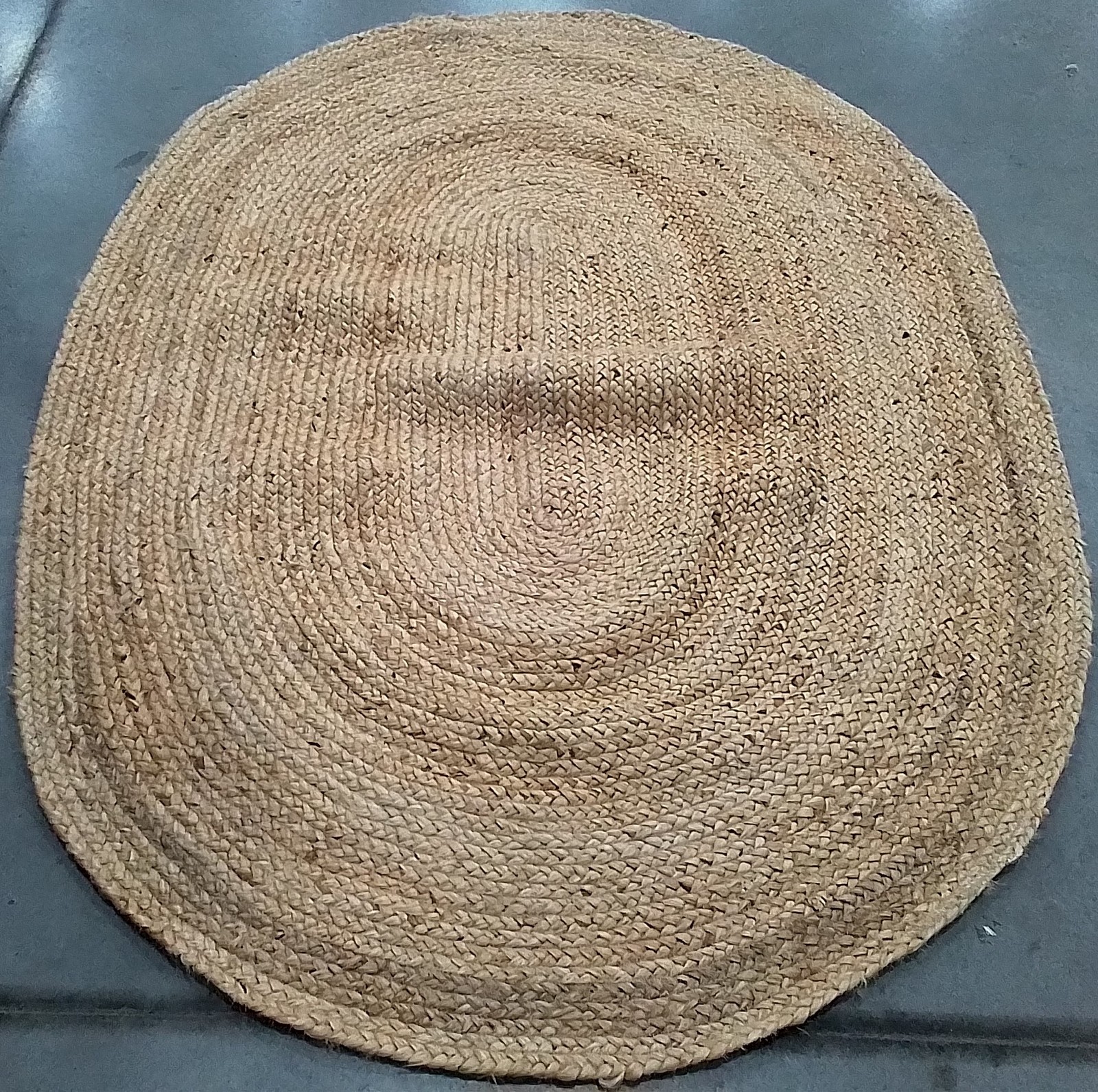 NATURAL 4′-0″ x 6′-0″ Damaged Binding Rug, Reduced Price 1172801158 CAP252A-4OV