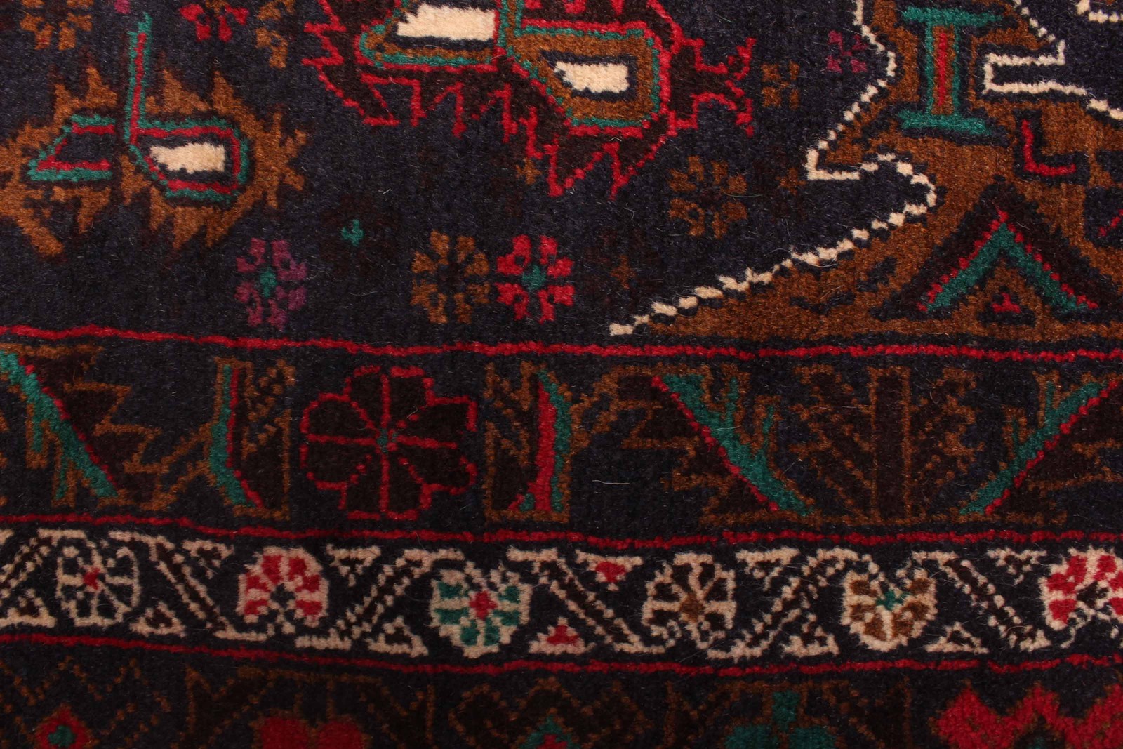 Vintage Hand-Knotted Carpet 3’8″ x 6’8″ Traditional Oriental Wool Area Rug