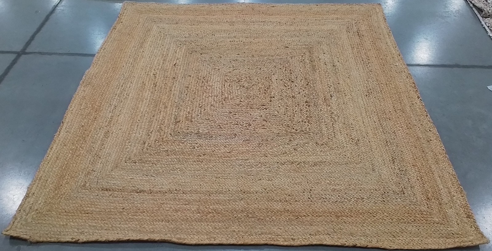 NATURAL 6′-0″ x 6′-0″ Flaw in Rug, Reduced Price 1172805936 CAP252A-6SQ