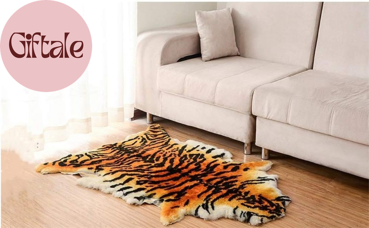 Tiger Area Rug Chic Style Leopard Skin Printed Rugs Australia Sheepskin Carpet S