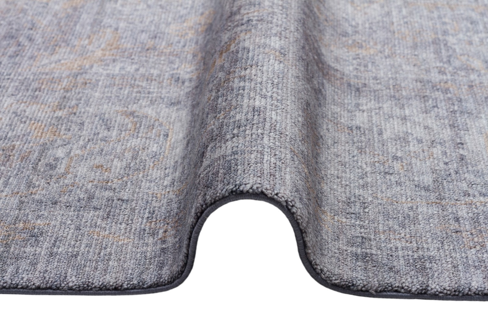 Vintage Gray Bronze Oriental Area Rug Floral Distressed 5×8 7×10 8×11 10×14