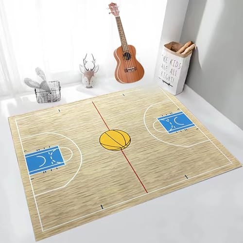 5×6 feet Basketball Carpet, Suitable for Living Room, Bedroom, Game Room and