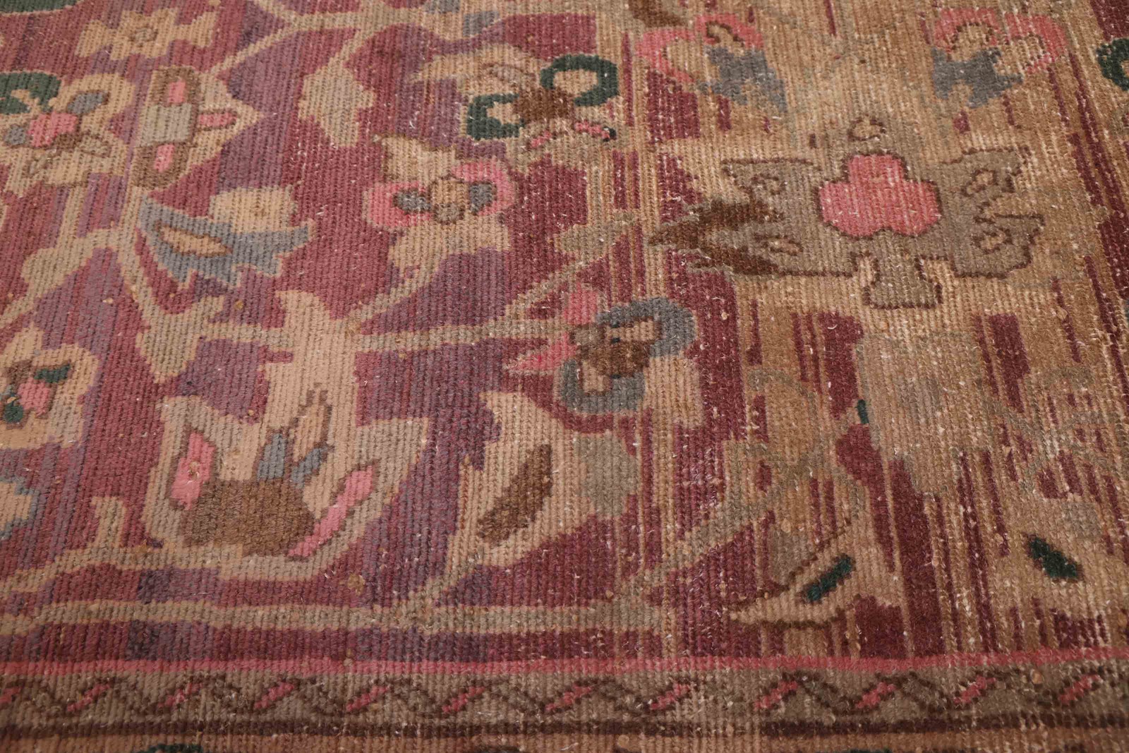 Traditional Vintage Hand-Knotted Area Rug 3’10” x 9’6″ Oriental Wool Carpet
