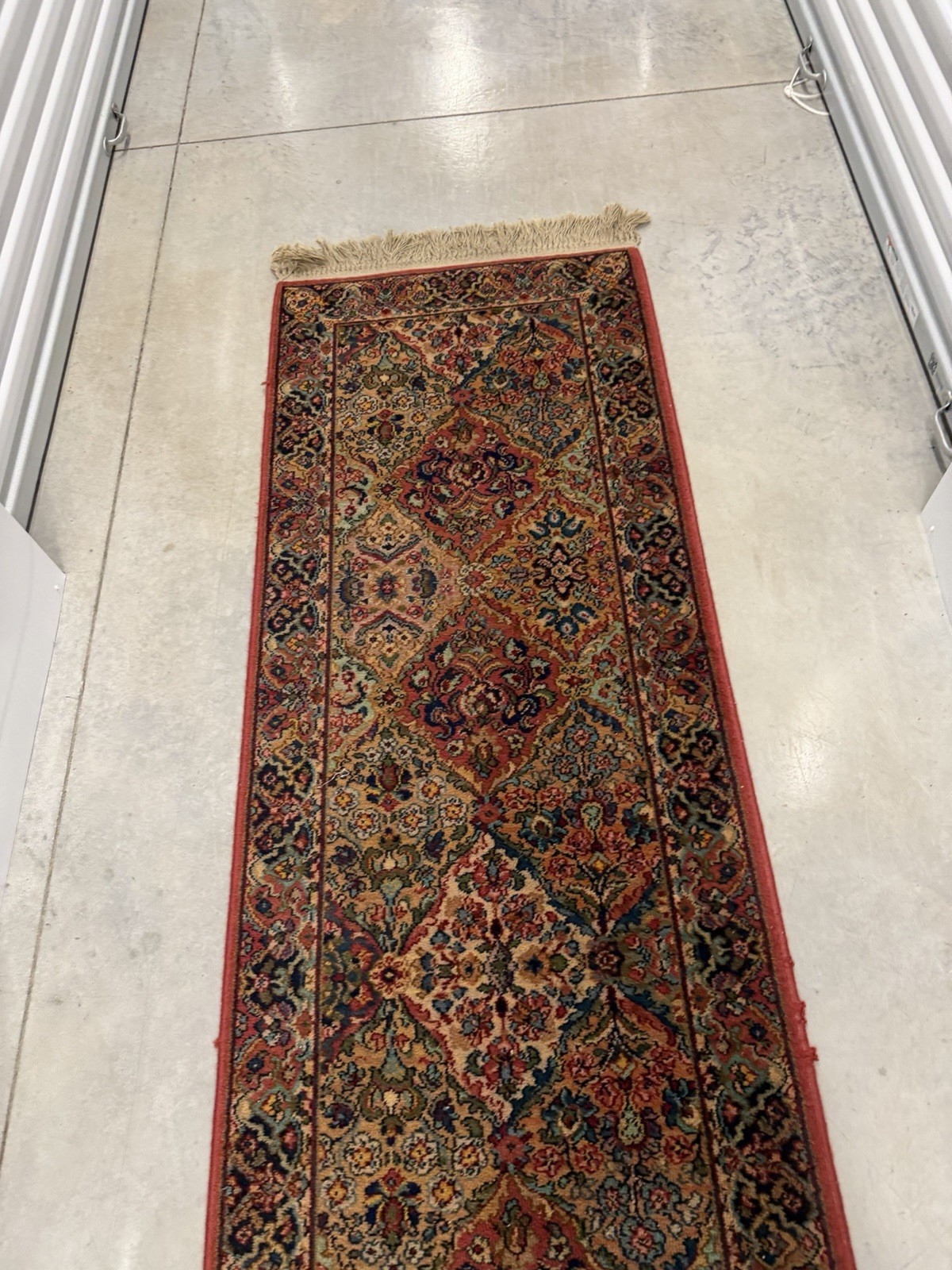 Vintage Karastan 717 100% Wool Rug Multicolor Panel Kirman 2.6×12 Runner