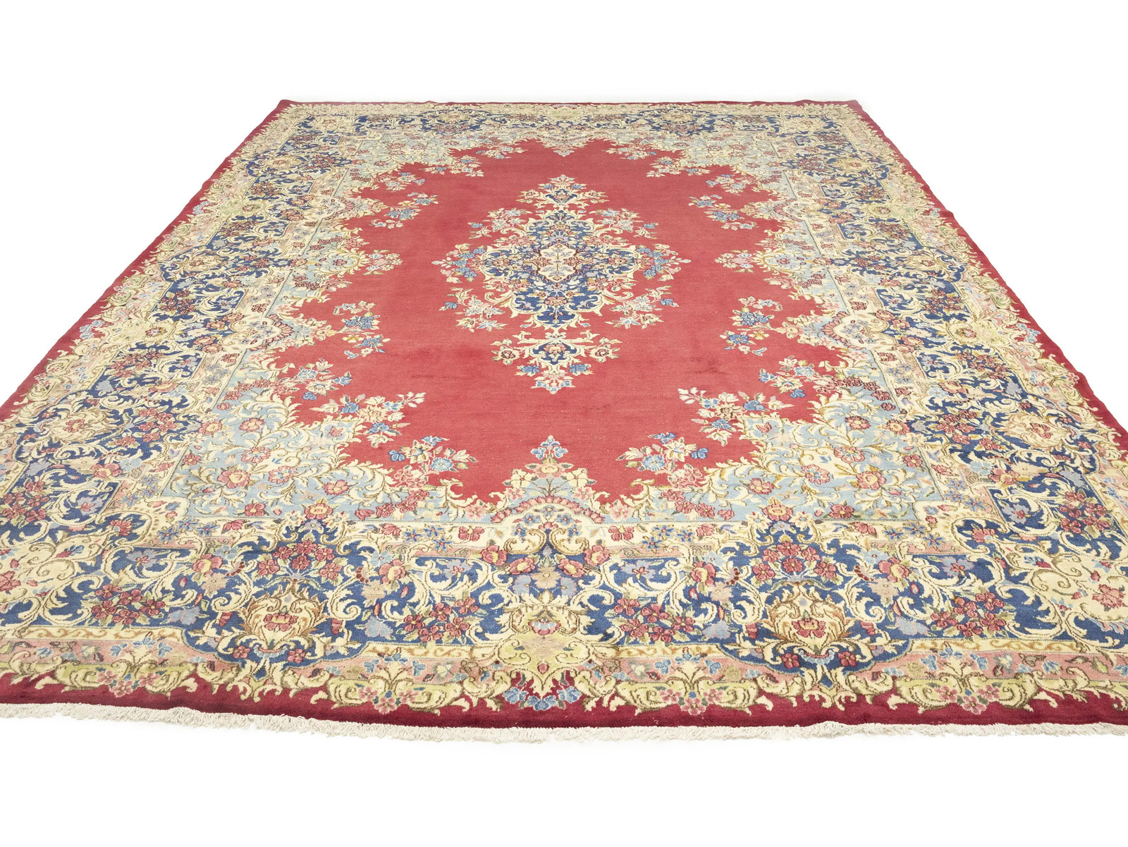 Semi-Antique Traditional Classic Floral Style Rug Oriental Decor Carpet 10X14 ft