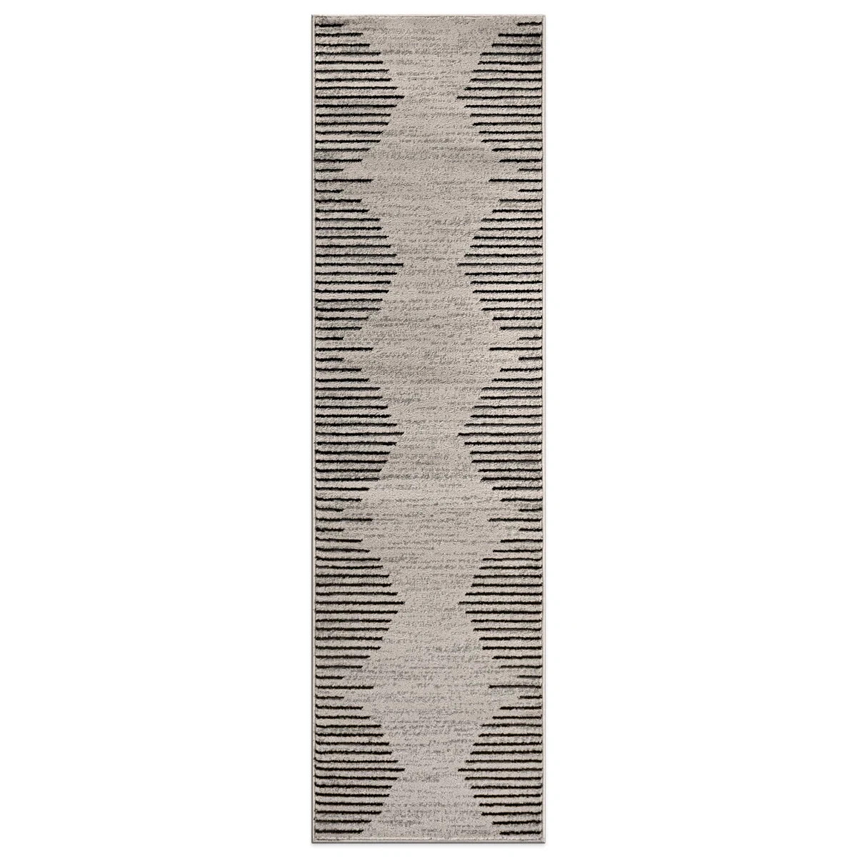 Damarcus Geometric Cream/Black/Gray Area Rug