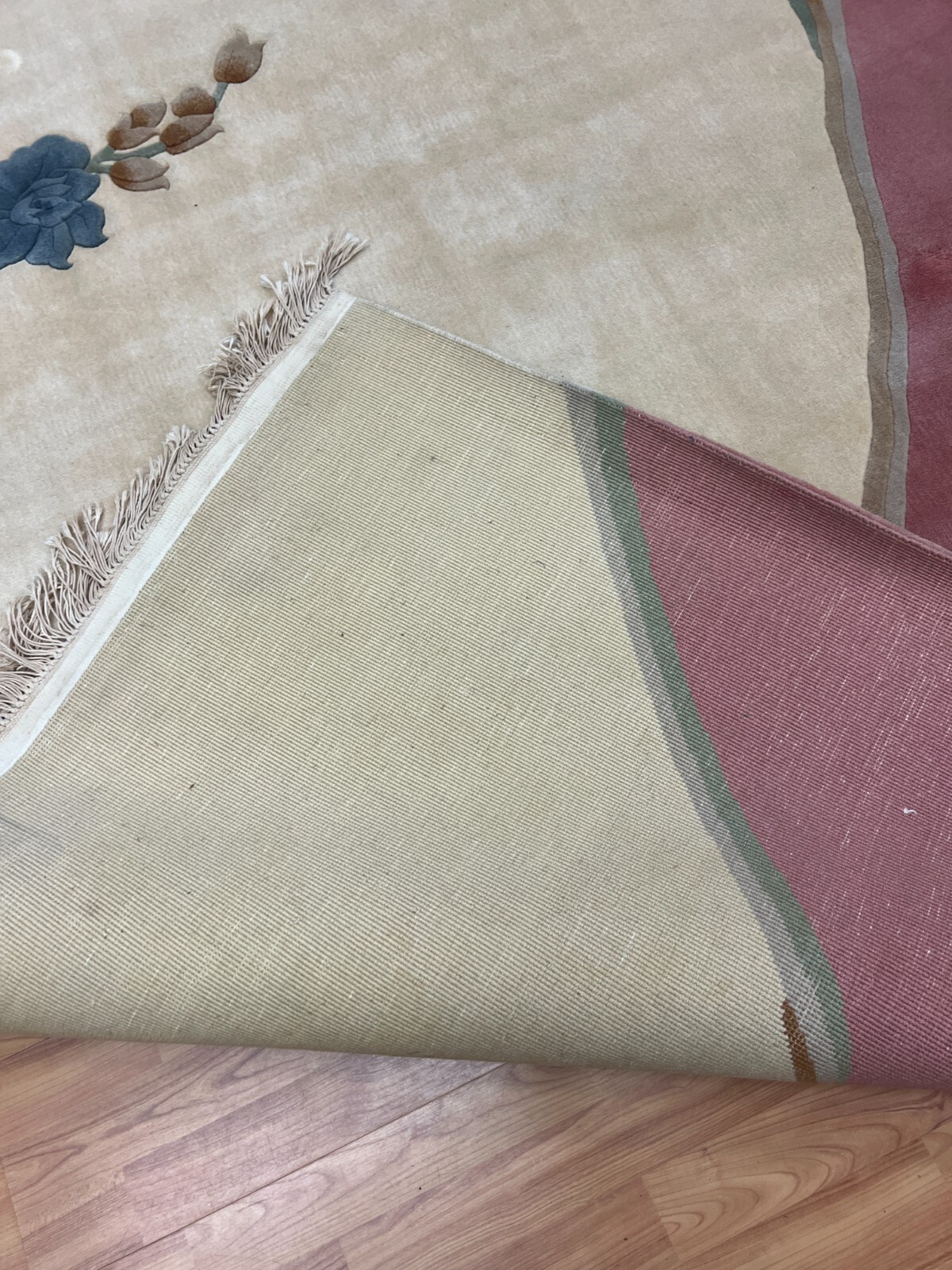8′ x 10′ Chinese Art Deco Oriental Rug – Full Pile – Hand Made – 100% Wool