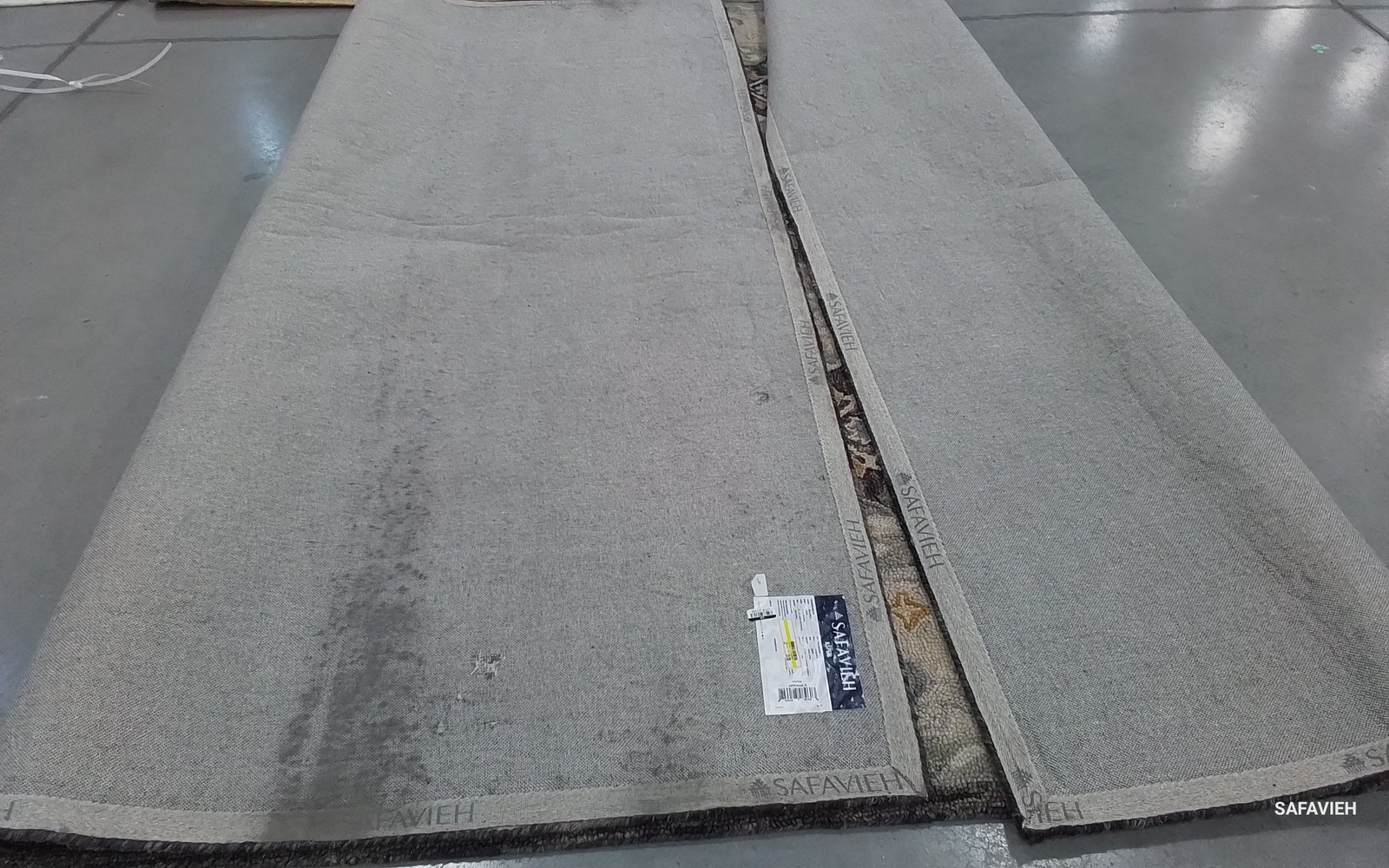 BEIGE / BROWN 9′-0″ x 12′-0″ Back Stain Rug, Reduced Price 1172798027 APN304A-9
