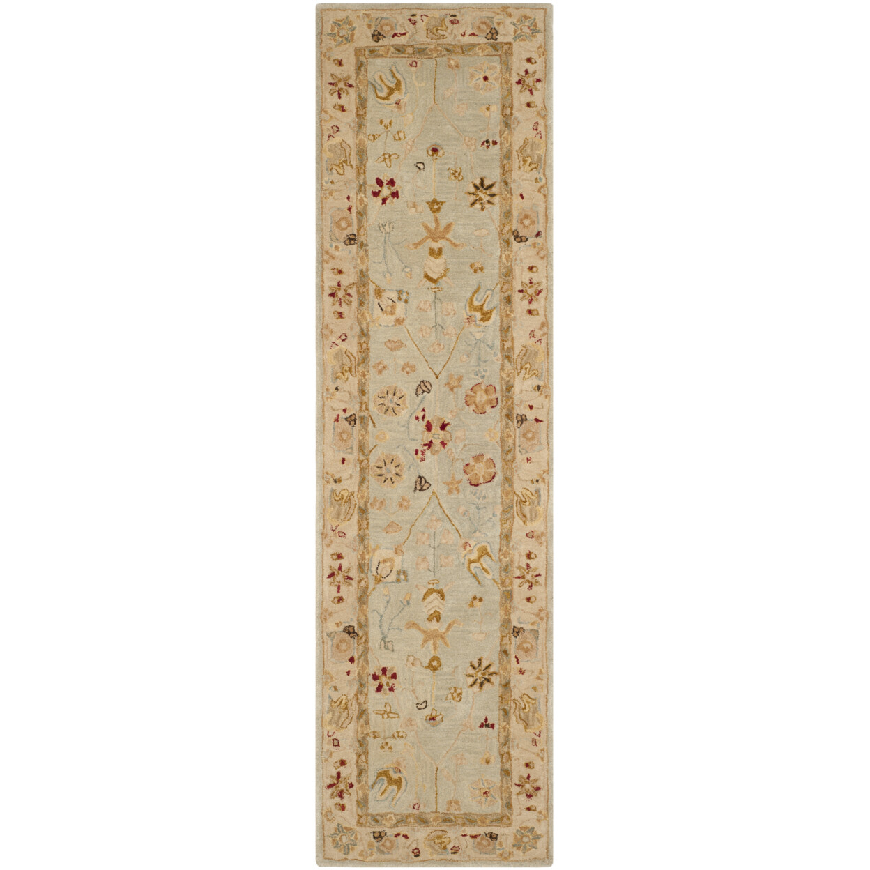 SAFAVIEH Anatolia AN559B Handmade Taupe / Beige Rug