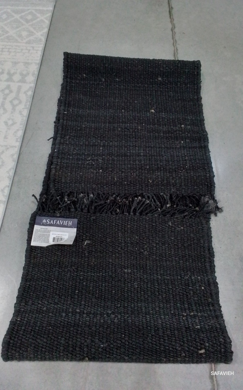 BLACK 2′-6″ x 10′-0″ Flaw in Rug, Reduced Price 1172805127 NF368D-210