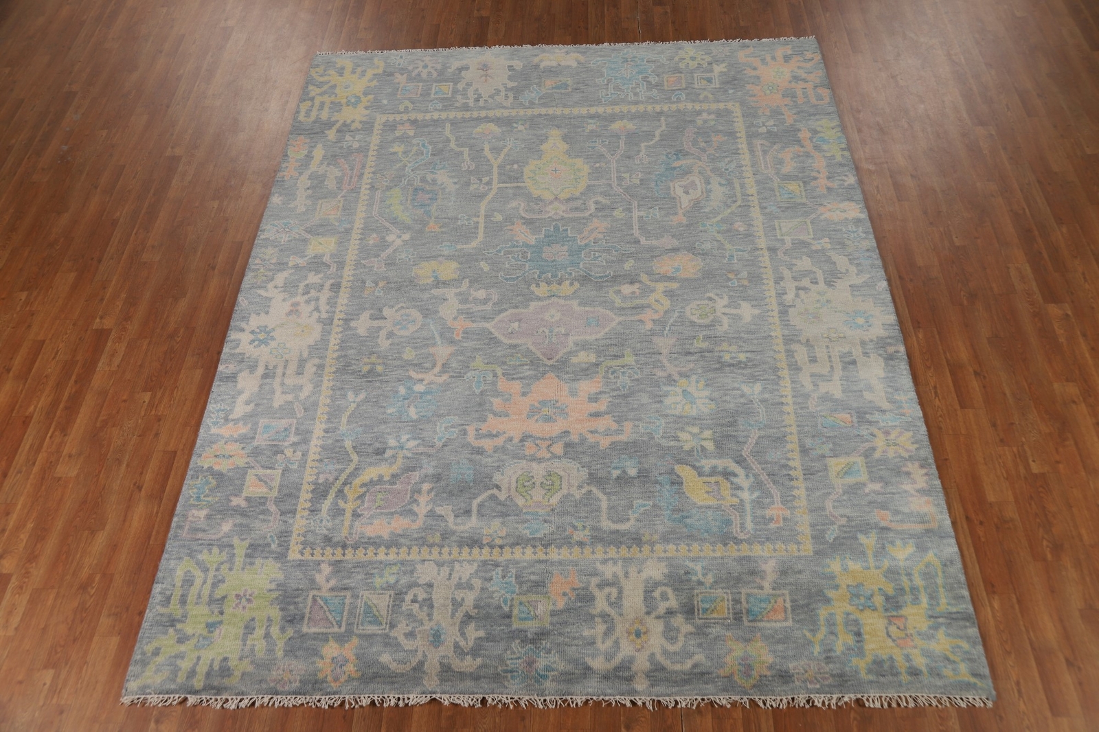 Handmade Oushak Indian Living Room Area Rug Wool Carpet 10′ 0″ x 8′ 1″