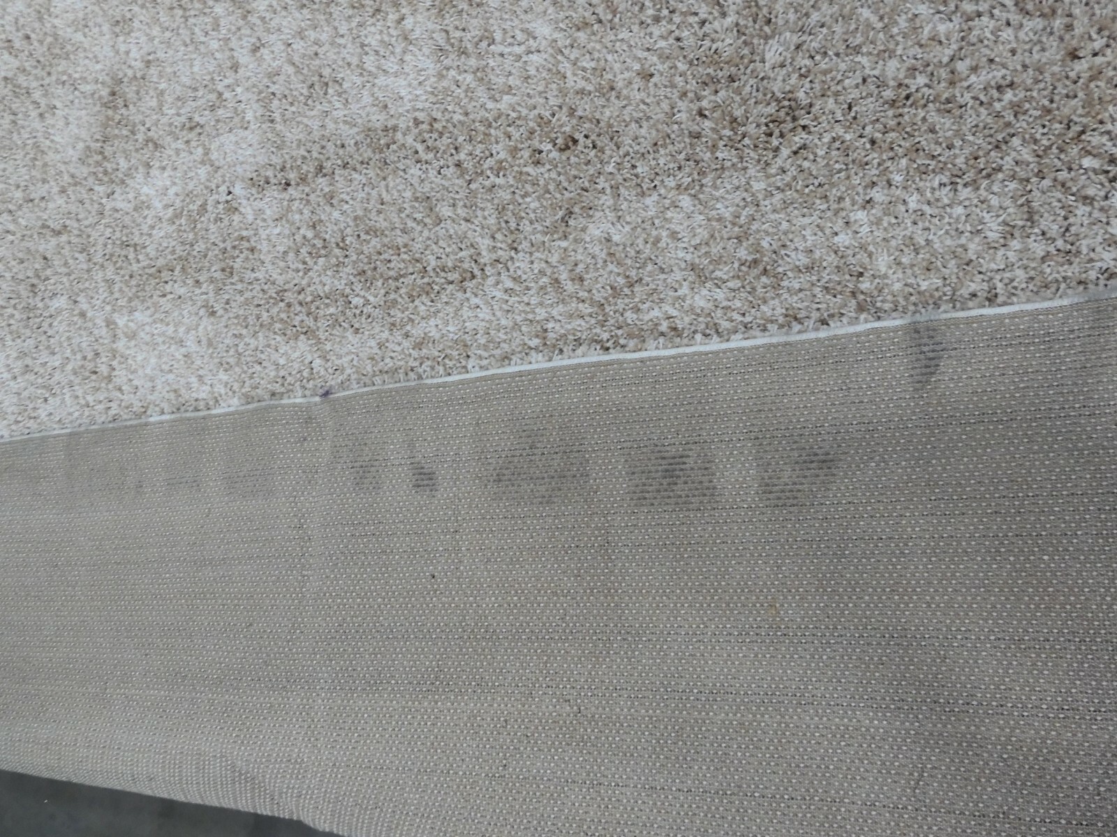 BEIGE 6′-7″ Square Pressed Piles Rug Reduced Price 1172604892 SG151-1313-7SQ