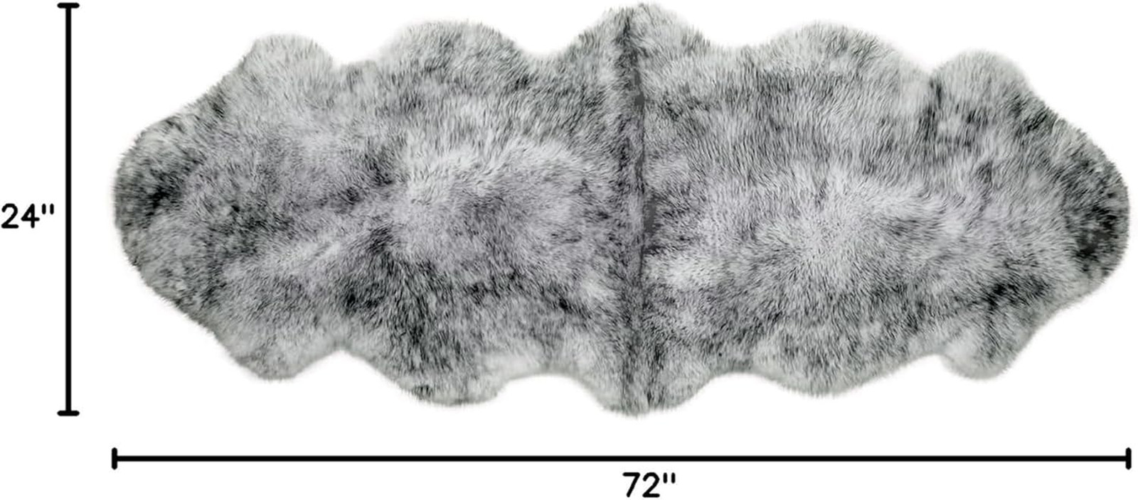 Genuine New Zealand Sheepskin Area Rug – Fluffy Wool for Home Decor
