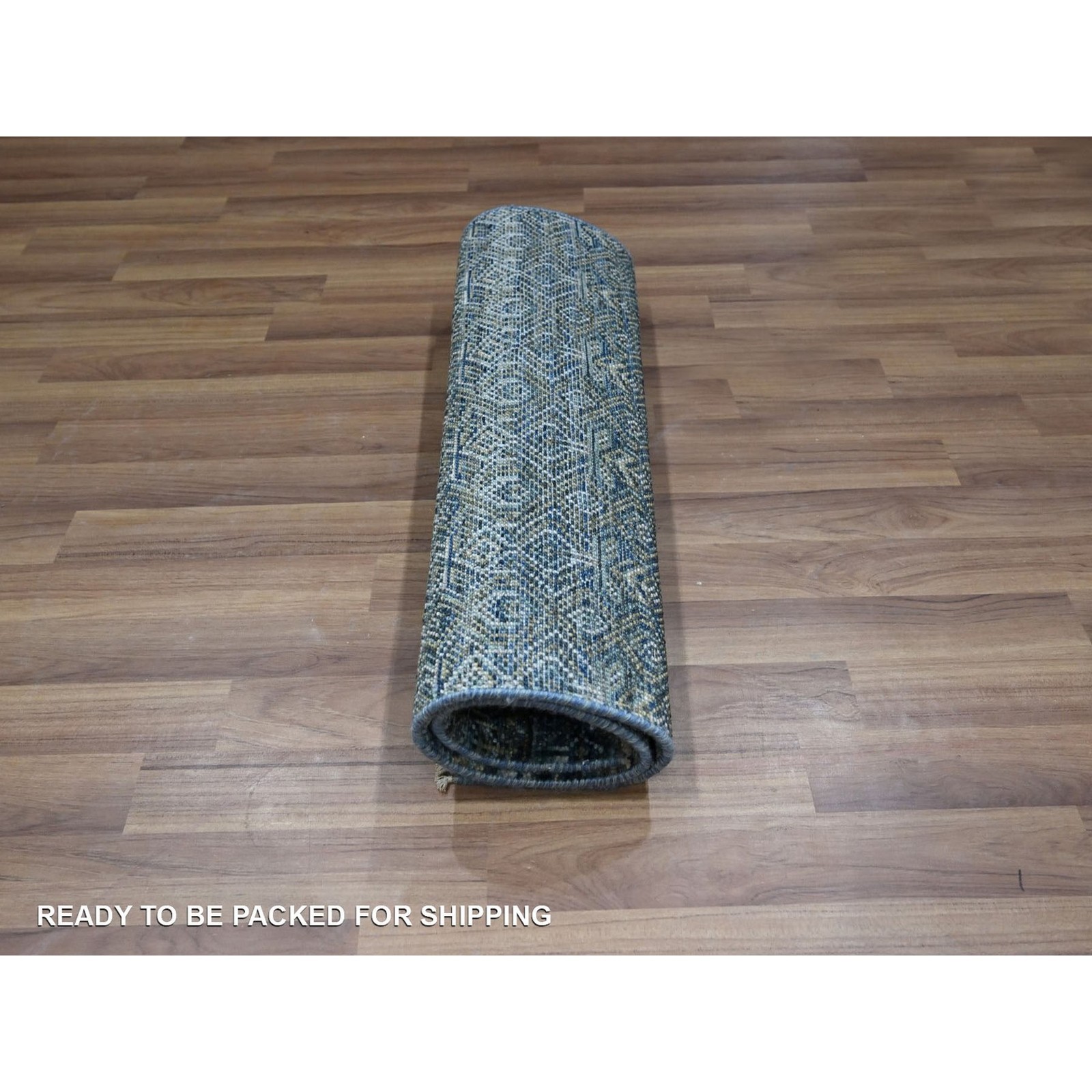 2’x3′ Blue Kohinoor Herat Pattern Soft Wool Hand Knotted Mat Oriental Rug 76886