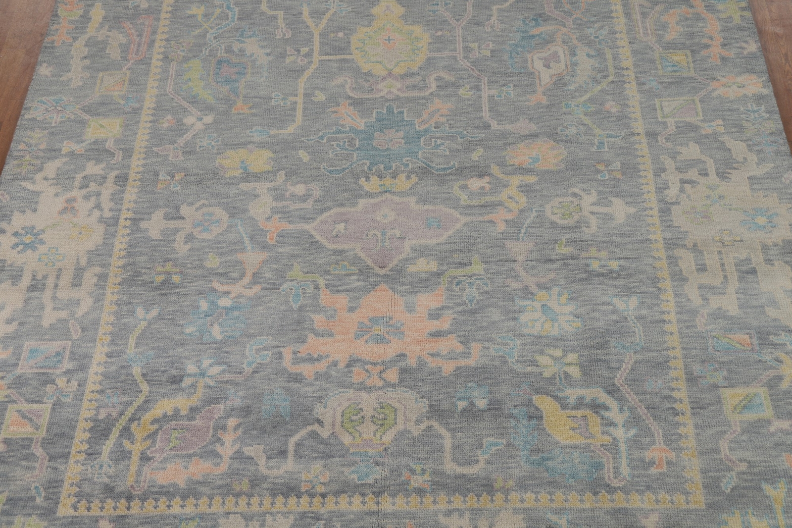 Handmade Oushak Indian Living Room Area Rug Wool Carpet 10′ 0″ x 8′ 1″