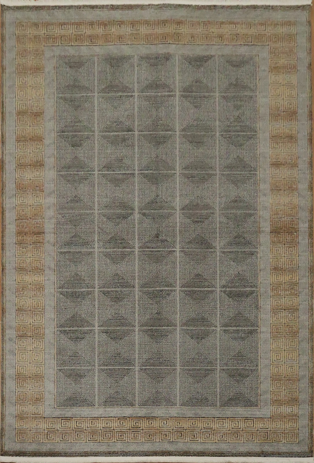 Elegant Textured Area Rug 5×8 Ft Contemporary Modern Turkish Carpet Bedroom Rug