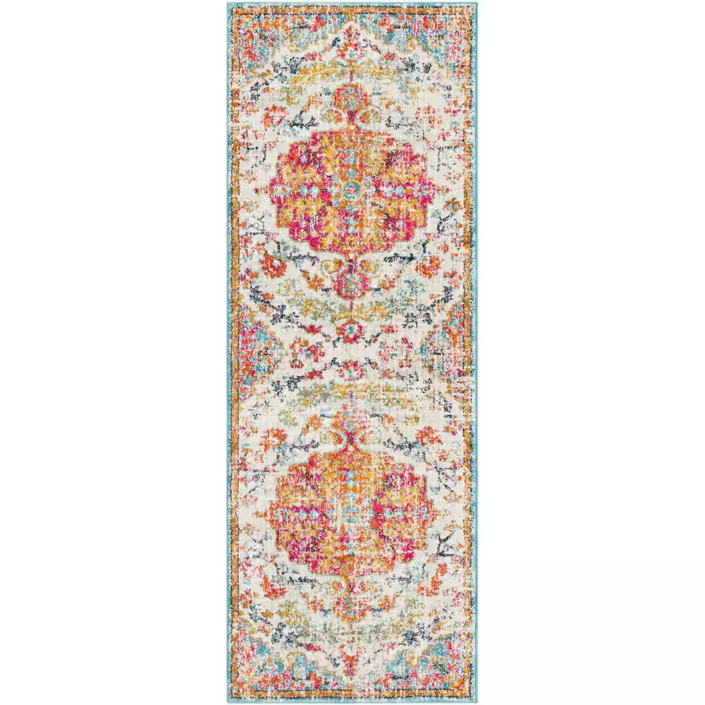 Demeter Orange 2 Ft. 7 In. X 7 Ft. 3 In. Runner Rug
