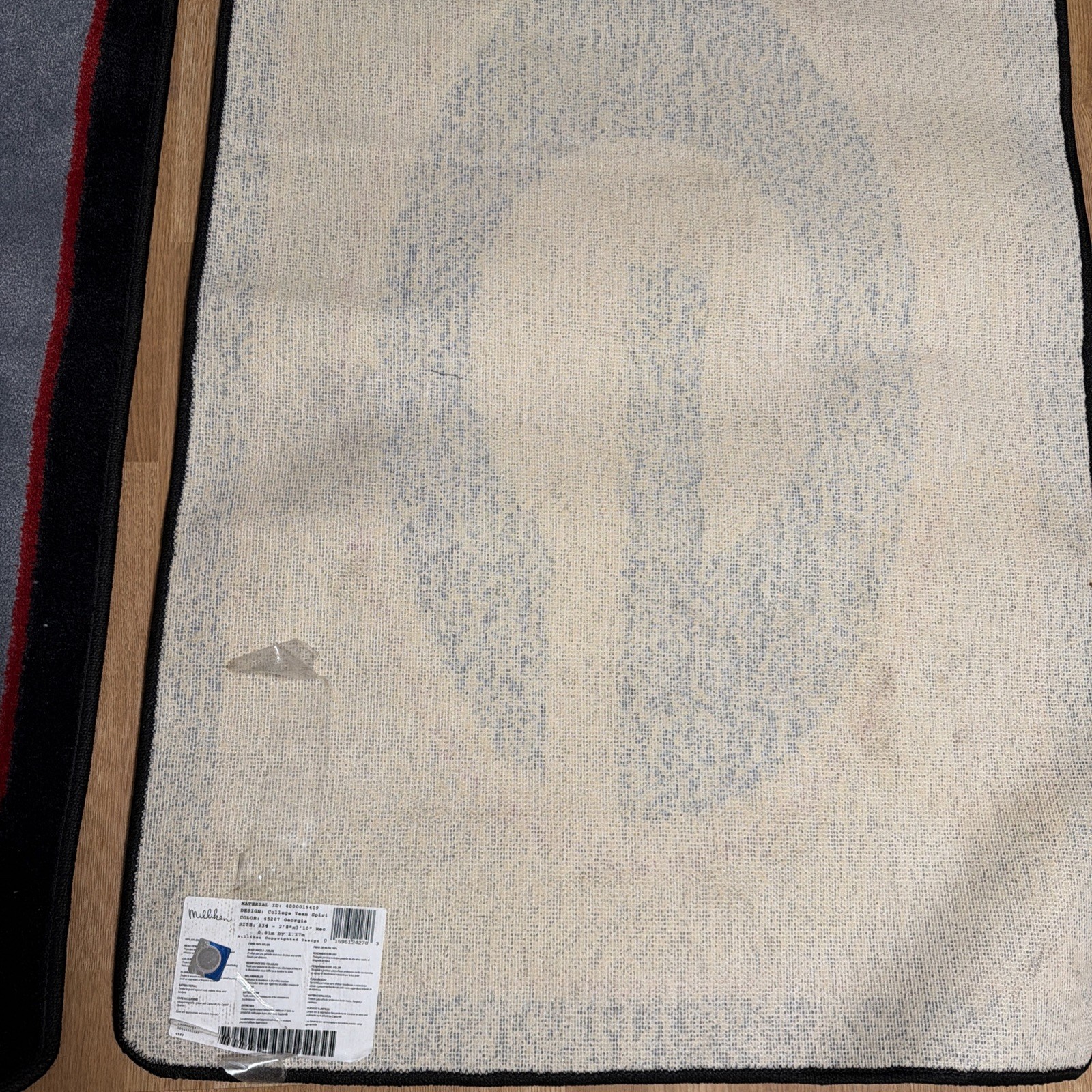 Milliken Georgia Bulldogs 45287 NCAA Spirit Area Rug 2’8″x3’10”