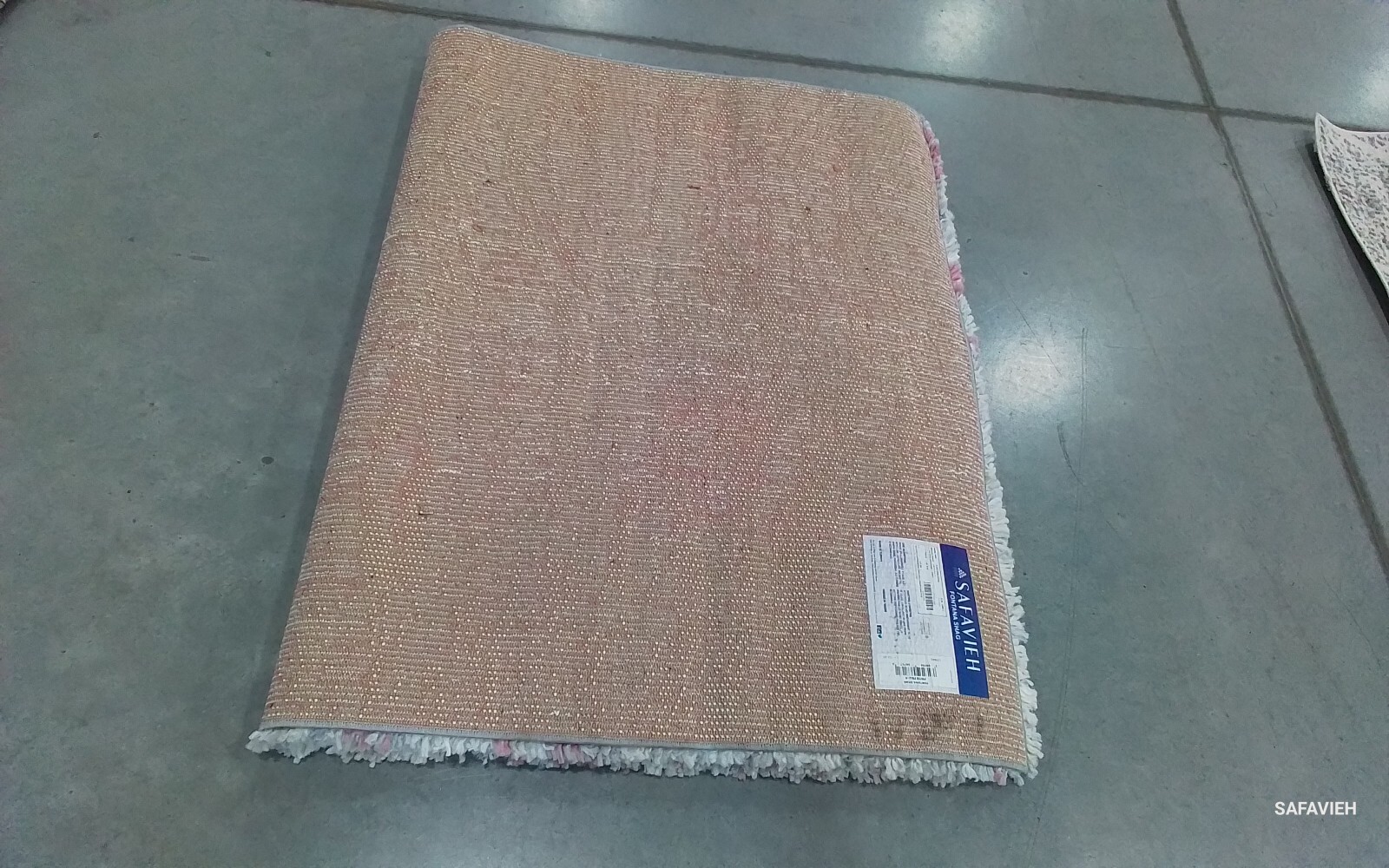 PINK / GREY 4′ X 6′ Back Stain Rug, Reduced Price 1172760073 FNT875U-4
