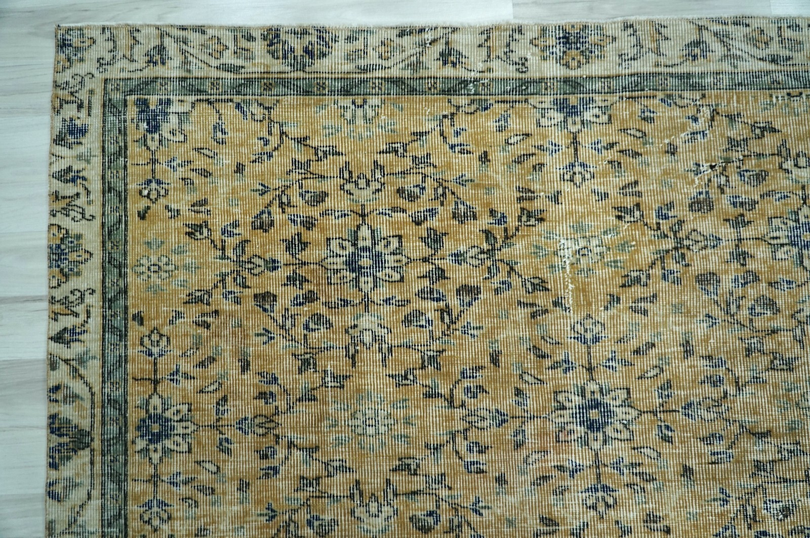 VINTAGE TURKISH RUG, Boho Decor Rug, Farmhouse Rug, Carpet, 5.38×8.96 ft. H-1754