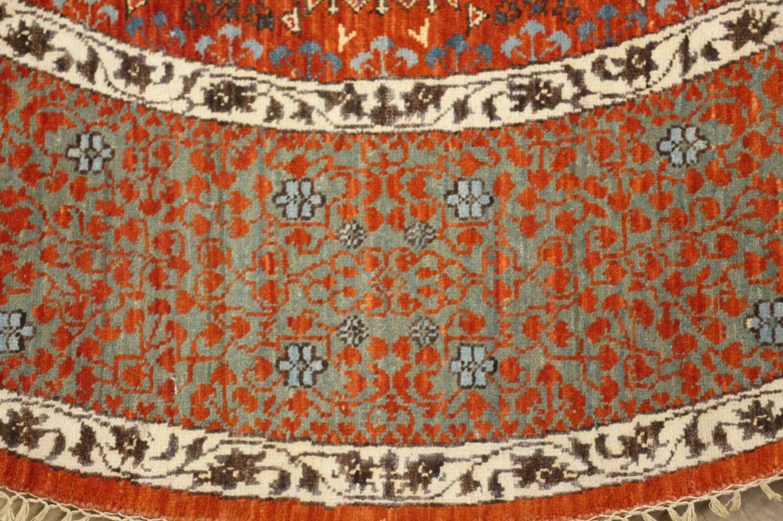 Fine Mamluk | 6’2″ x 6’2″ Hand Knotted Traditional Oriental Area Rug | 100% Wool