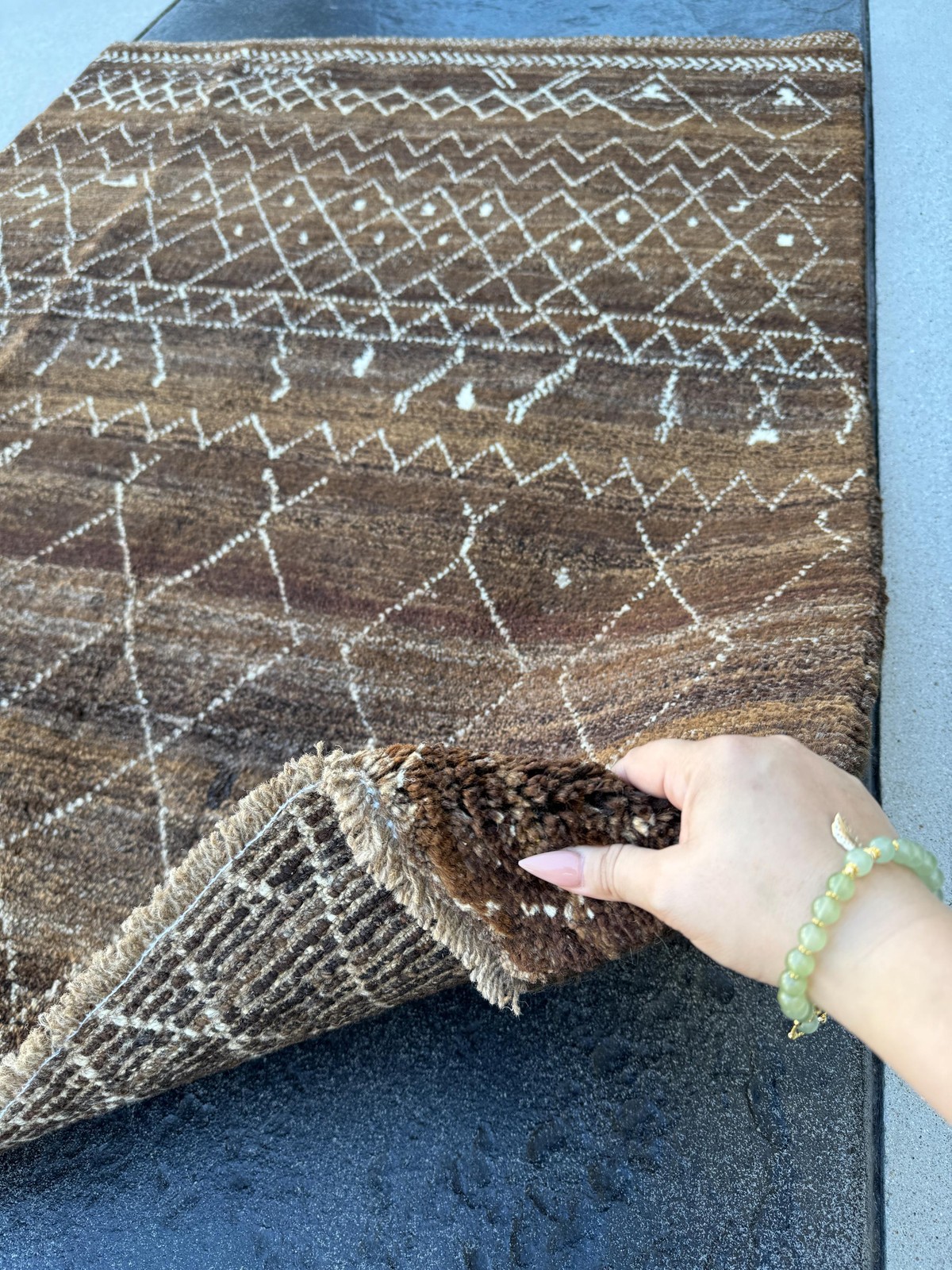 Wales – 4×5 Afghan-Moroccan Area Rug | Free Shipping