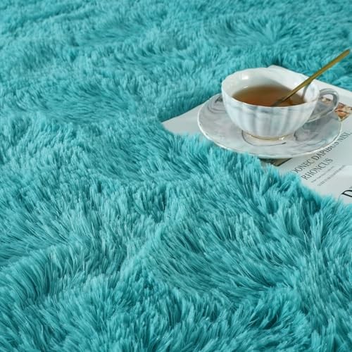 Fluffy Rug, Super Soft Fuzzy Area Rugs for Bedroom Living Room – 3′ x 5′