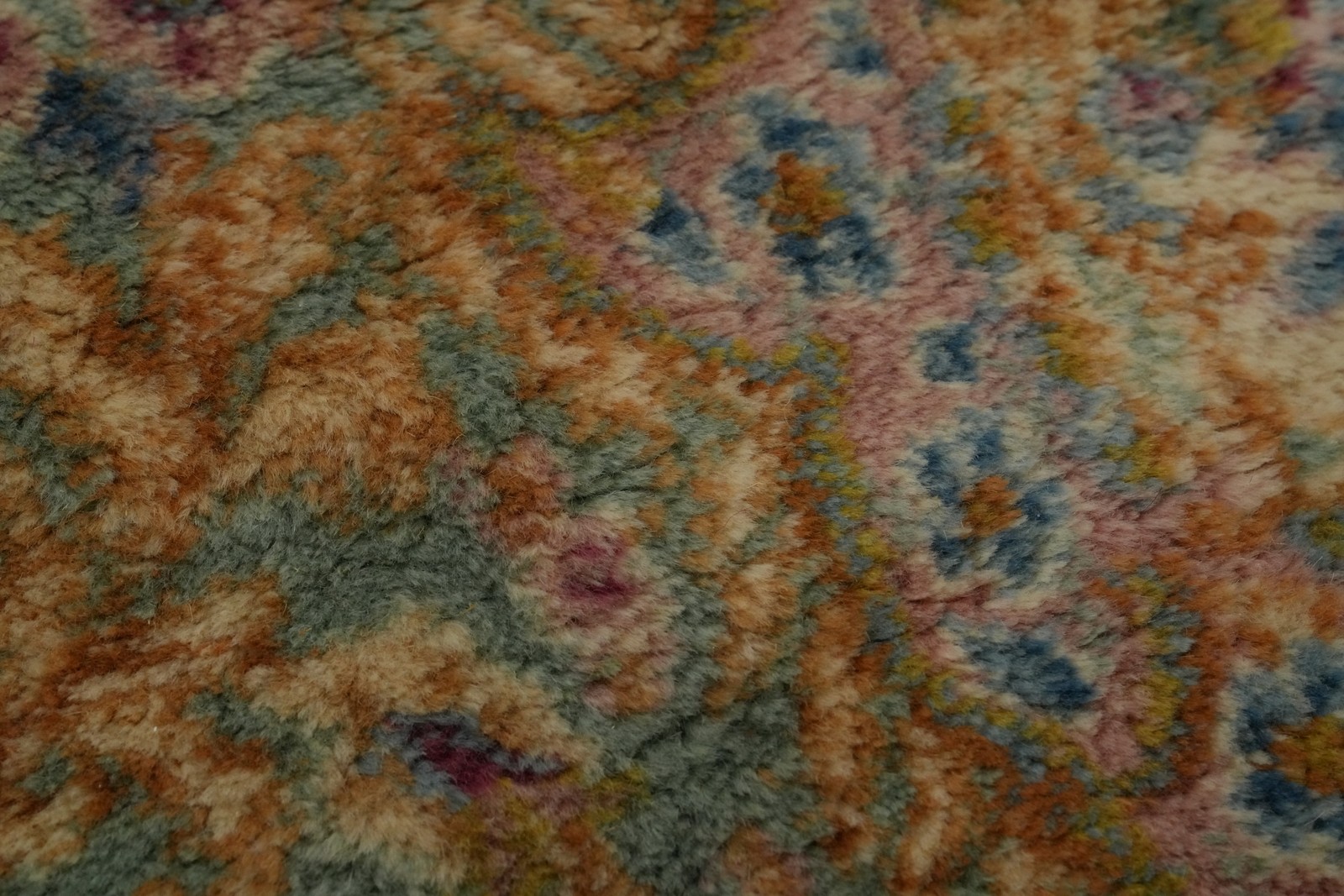 Vegetable Dye Vintage Green Traditional Large Rug 11×21 ft Hand-knotted Wool