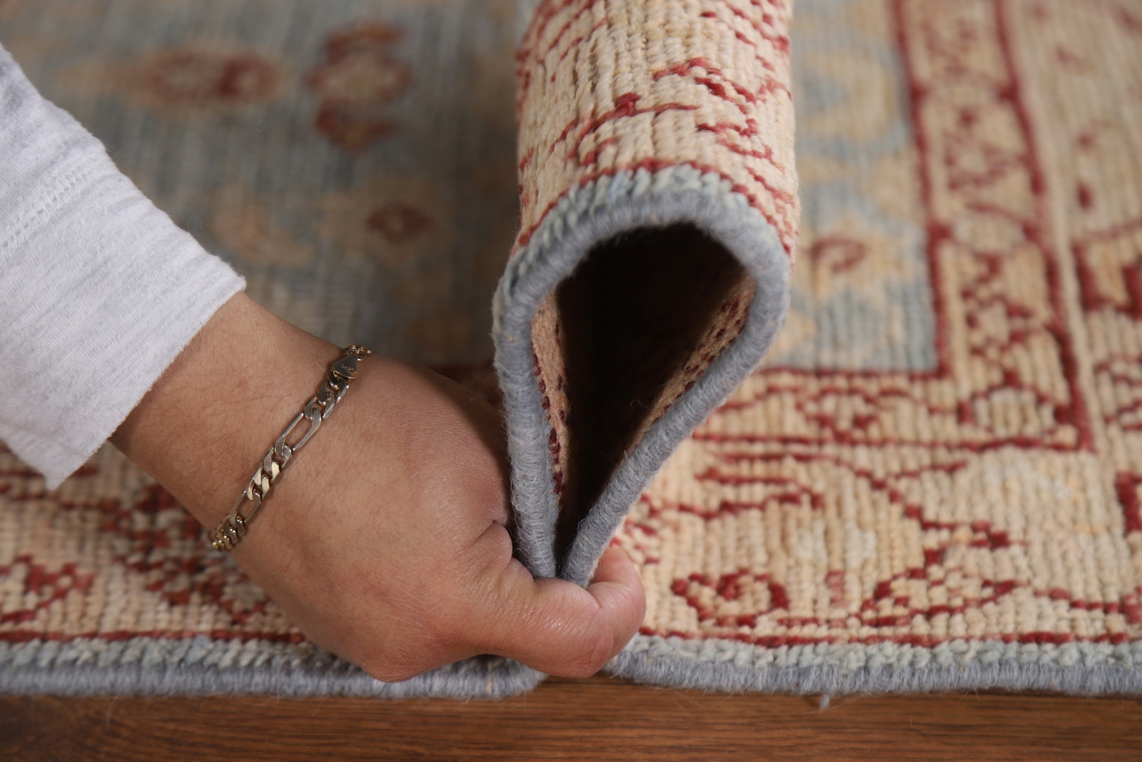 Handmade Oushak Accent Rug 3′ 0” X 2′ 0” ft. Vegetable Dye Hallway Wool Carpet