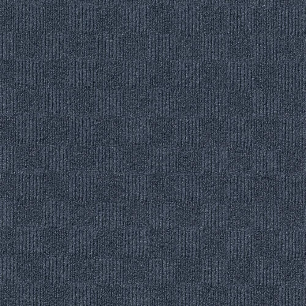 Foss Floors 24″x 24″ Carpet Tile Peel and Place Crochet Black (60sq.ft.) 15-Pcs