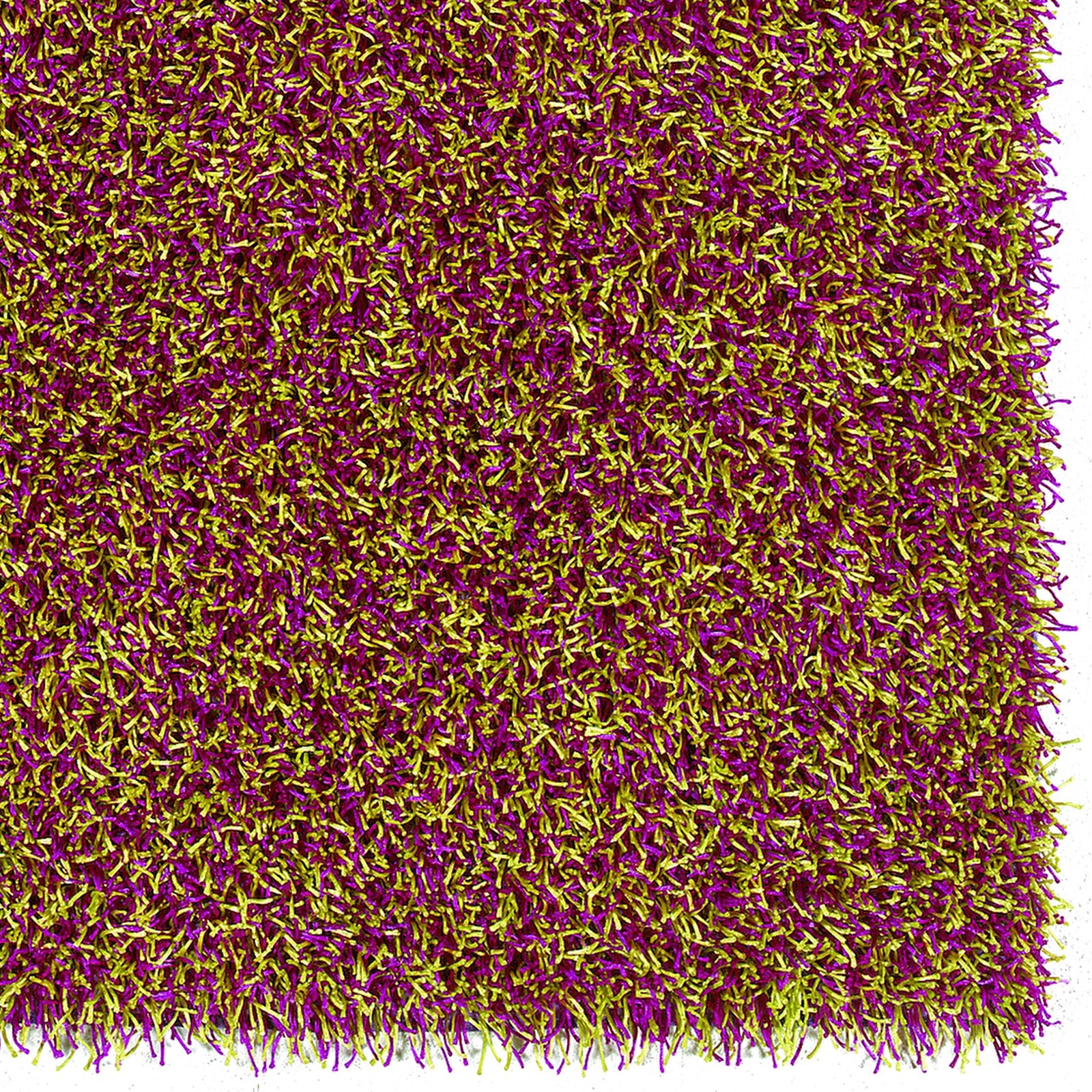 Linon Confetti Shag Polyester 8’x10′ Rug in Pink and Green