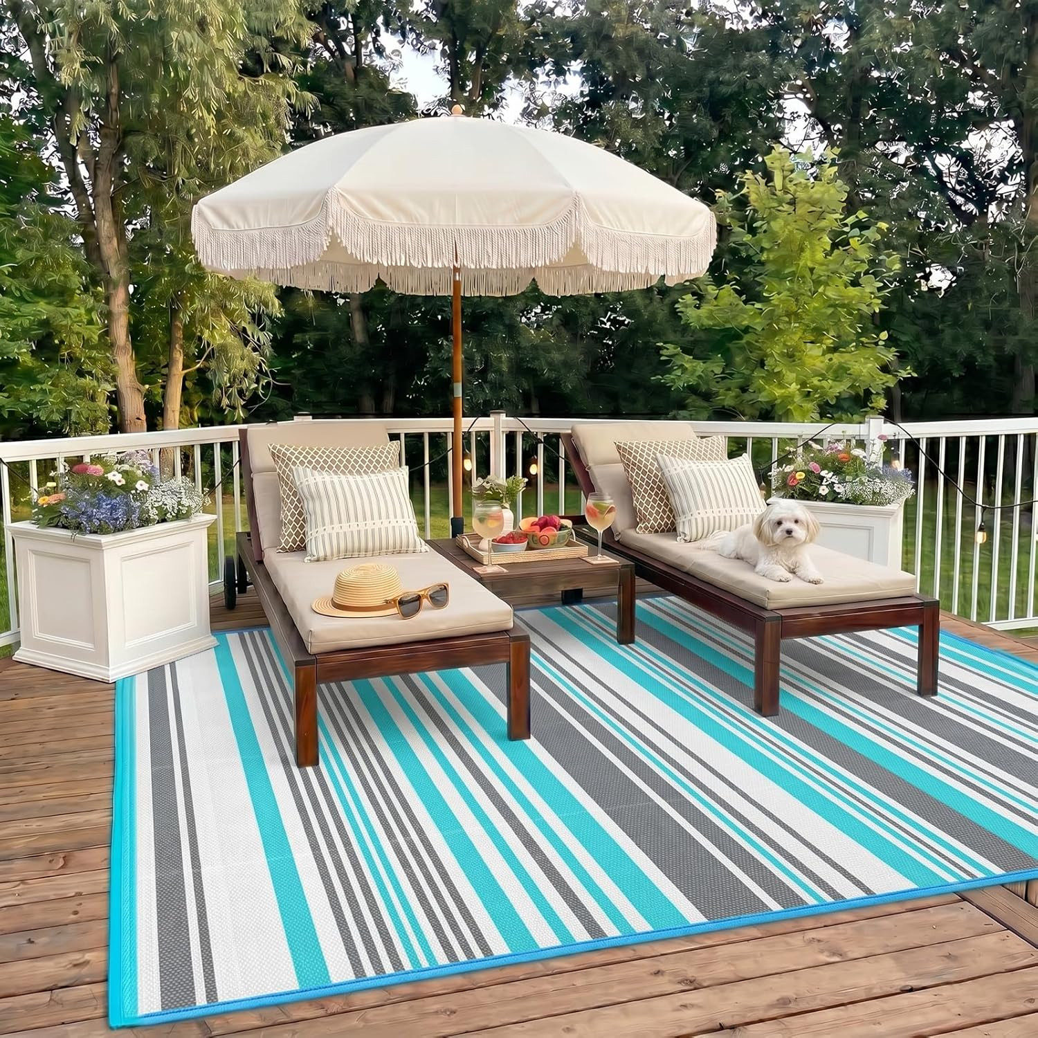 Outdoor Patio Rug Waterproof Camping – Outdoor Plastic Straw Rug Area Carpet Cle