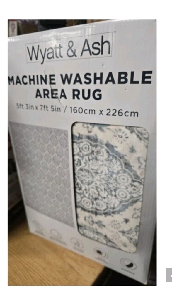 Wyatt and AshWyatt & Ash Machine WashableIndoor Rug 5ft 3in x 7ft 5in ALISHA