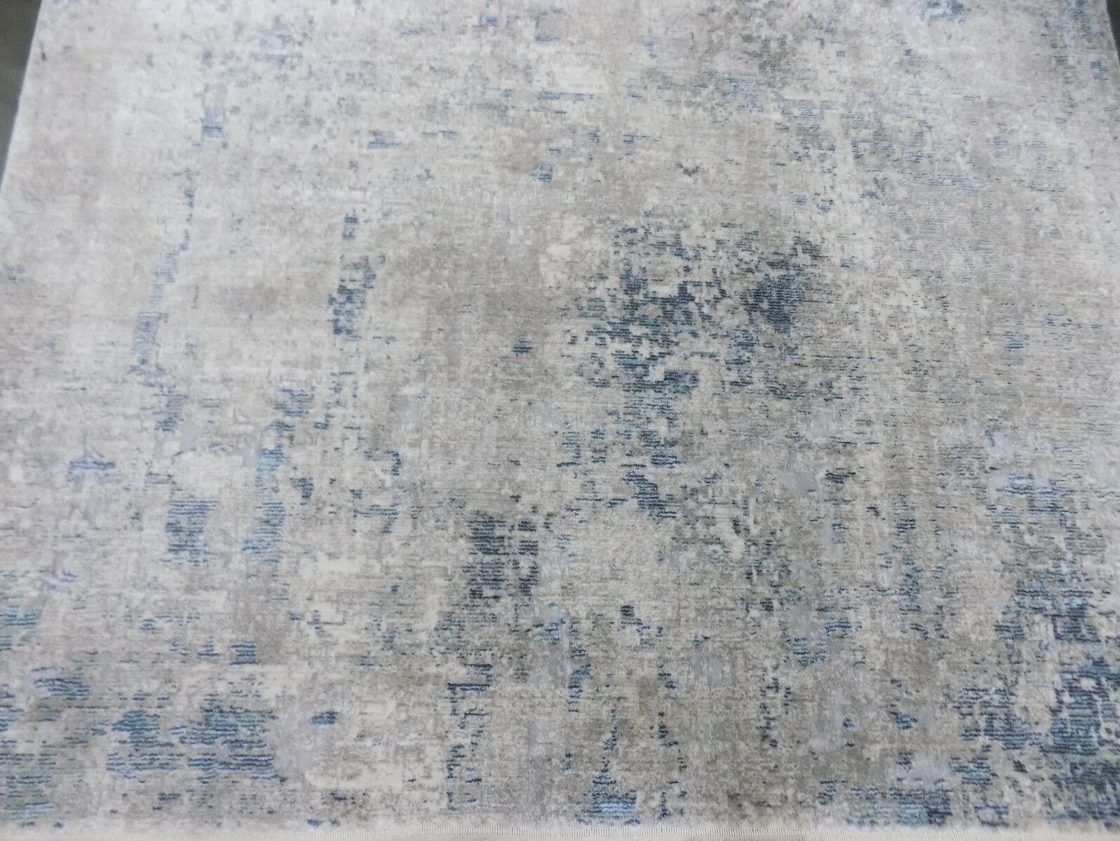 GREY / BLUE 5′ X 8′ Stained Rug, Reduced Price 1172591949 WNTB355F-5