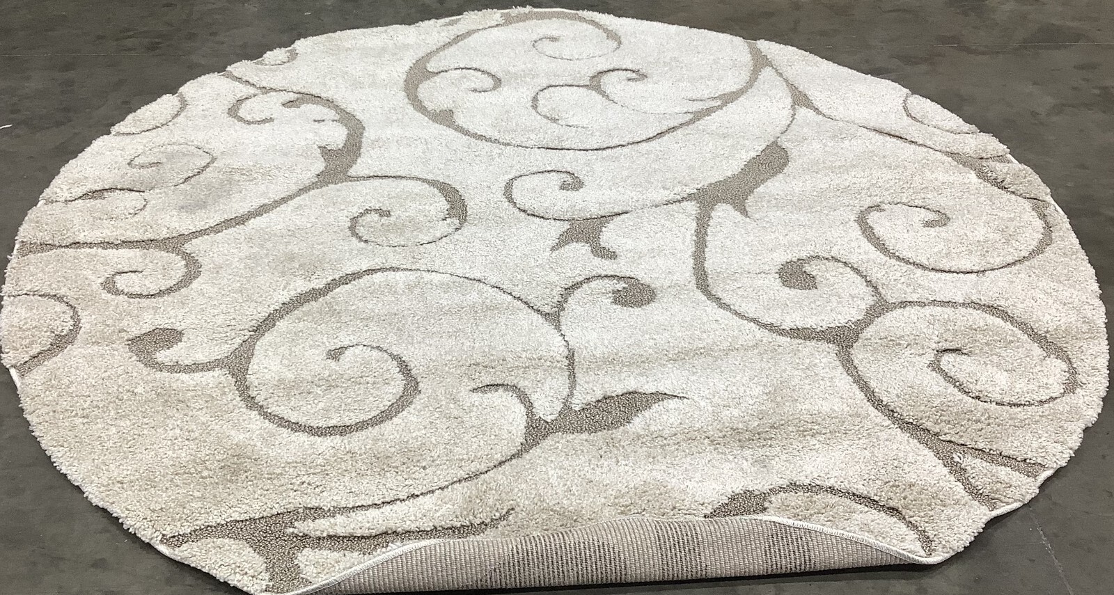 CREAM / BEIGE 6′-7″ x 6′-7″ Flaw in Rug, Reduced Price 1172679409 SG455-1113-7R