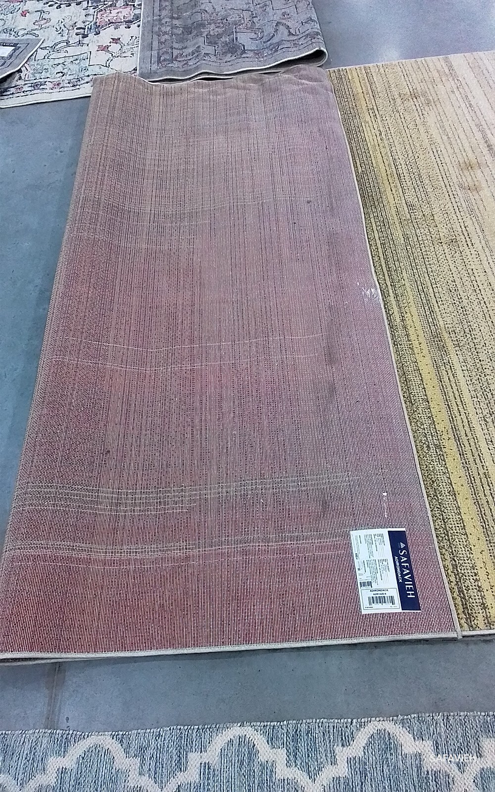 GOLD / IVORY 8′-0″ x 10′-0″ Back Stain Rug, Reduced Price 1172769608 ADR142D-8