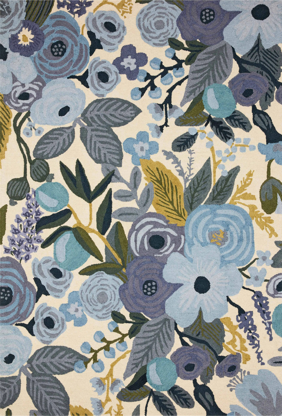 Floral Loop rug | Wool Area Rug | Bedroom – Living Room Rug | Designer Rugs Sale
