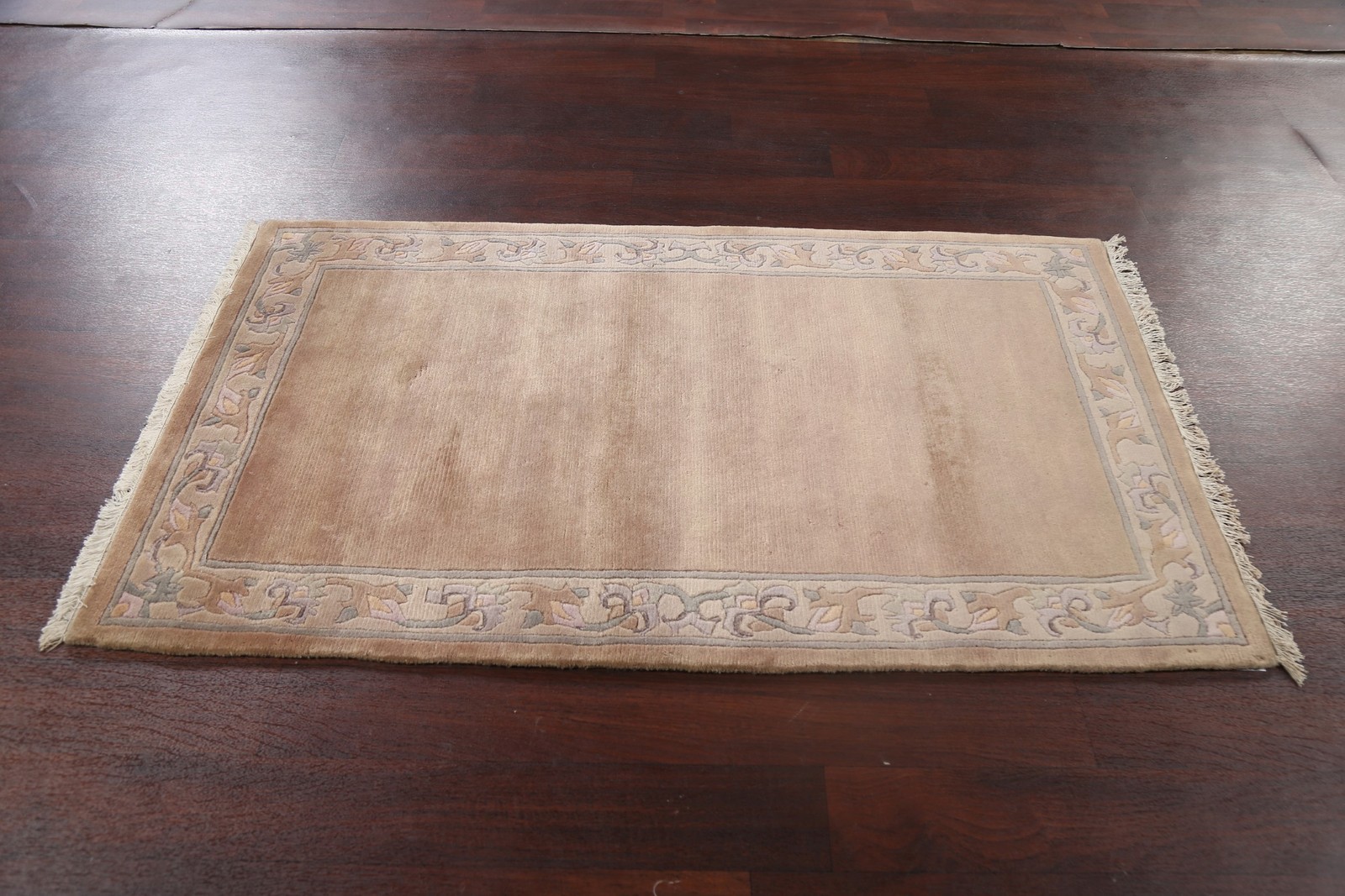 Nepalese Oriental Accent Rug 3×5 Handmade Wool Modern Style Carpet for Foyer
