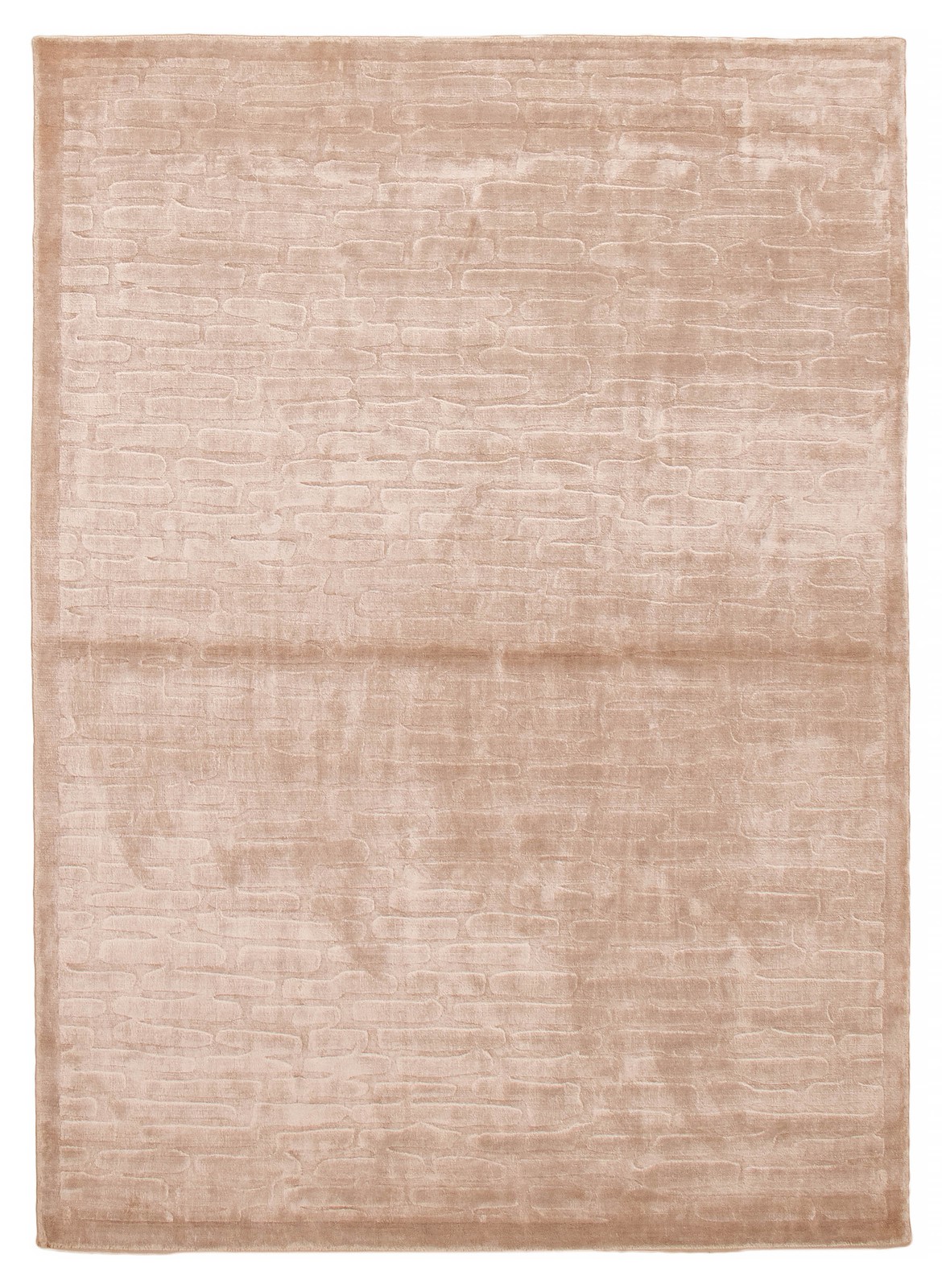 Hand loomed Area Rug 5’8″ x 7’10” Traditional Viscose Oriental Carpet
