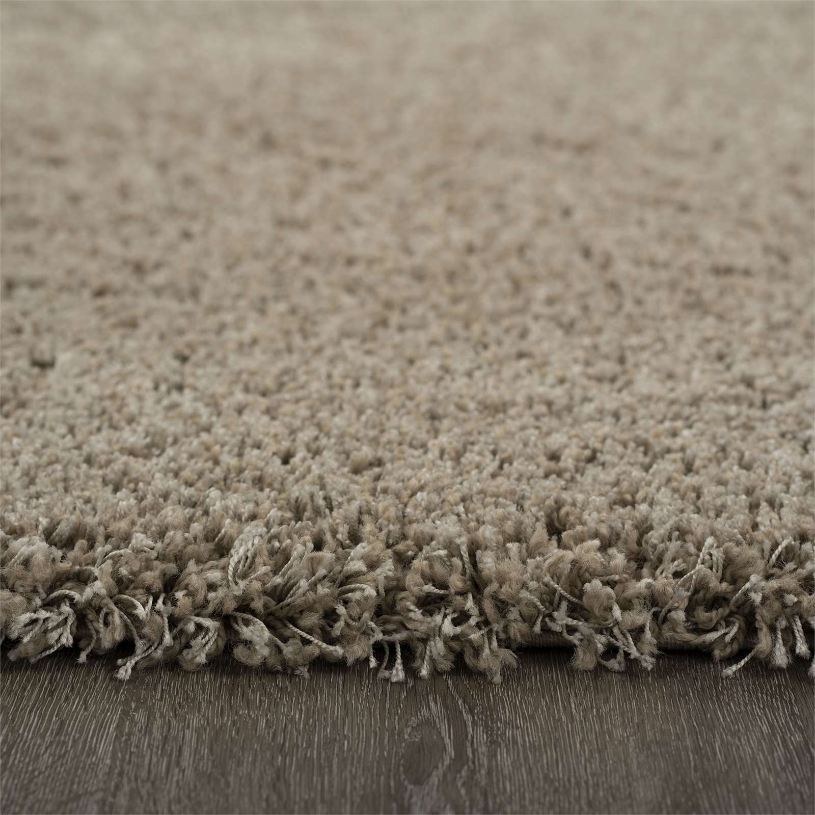 Shag Rug Super Soft Thick Solid Beige Area Rug 5 ft 7 ft Living Room Bedroom Rug