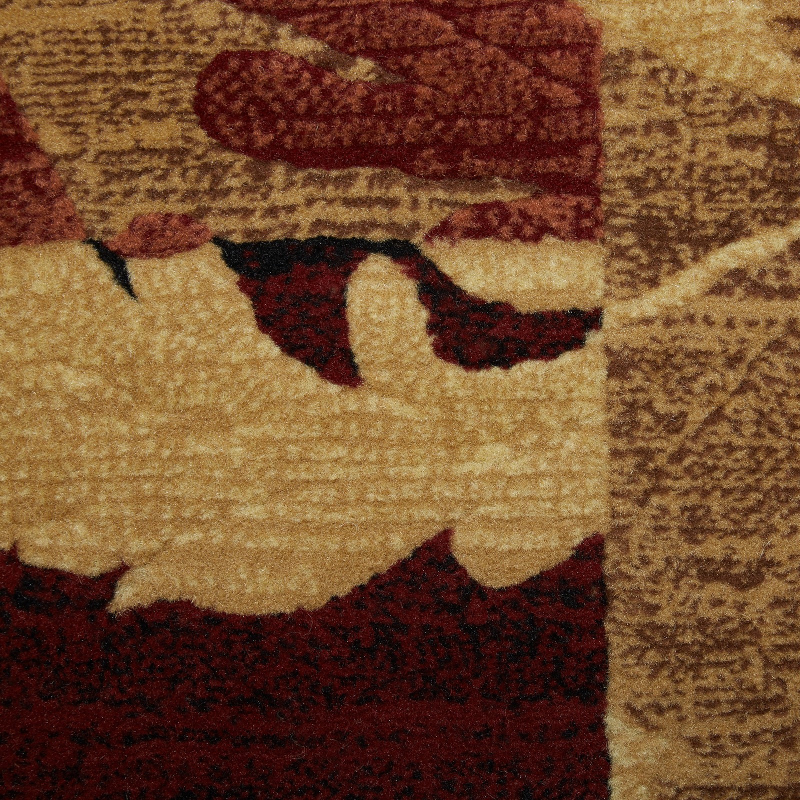 Modern Brown Red Burgundy 4×6 Area Rug Geometric Carpet – Approx. 3′ 3″ x 5’2″