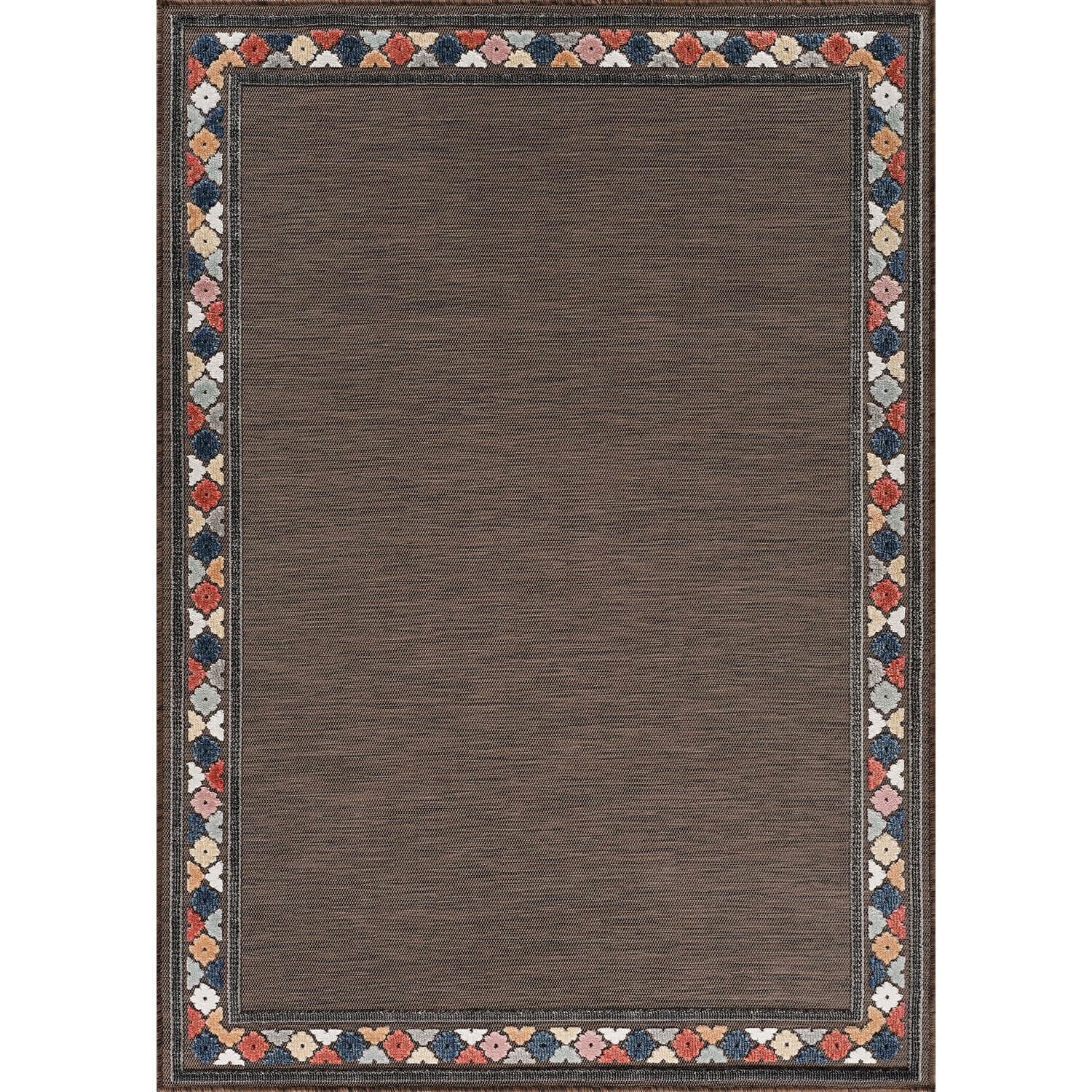 Beverly Rug Outdoor Rug 10×14 Modern Bordered Large Area Rugs for Indoor and …