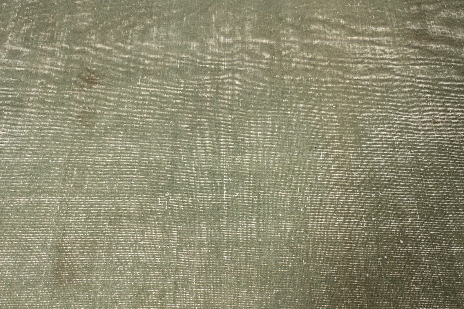 Turkish Vintage Rug 4,8×8,6 ft, Green Moroccan Rug