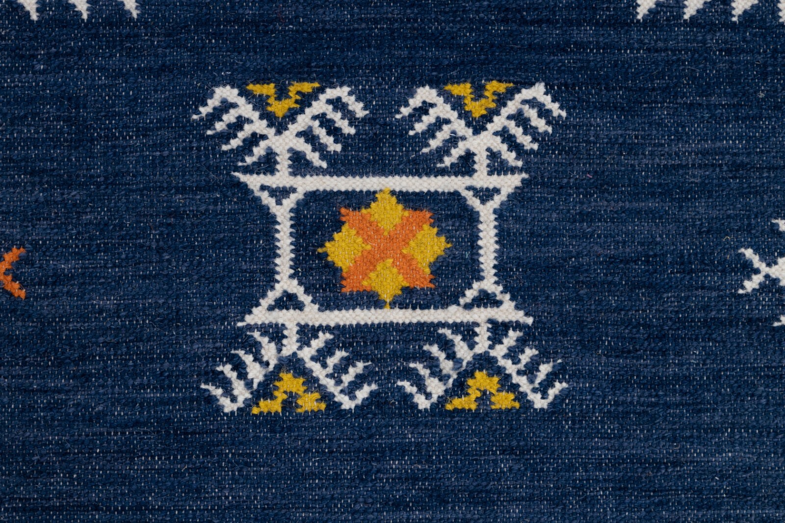 Blue Bohemian Boho Moroccan Rug Hand Woven Bohemian Decor Inspired Customize Rug